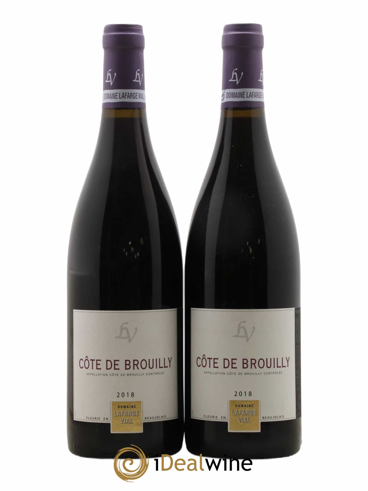 Côte de Brouilly 2018 - Posten von 2 Flaschen - 0