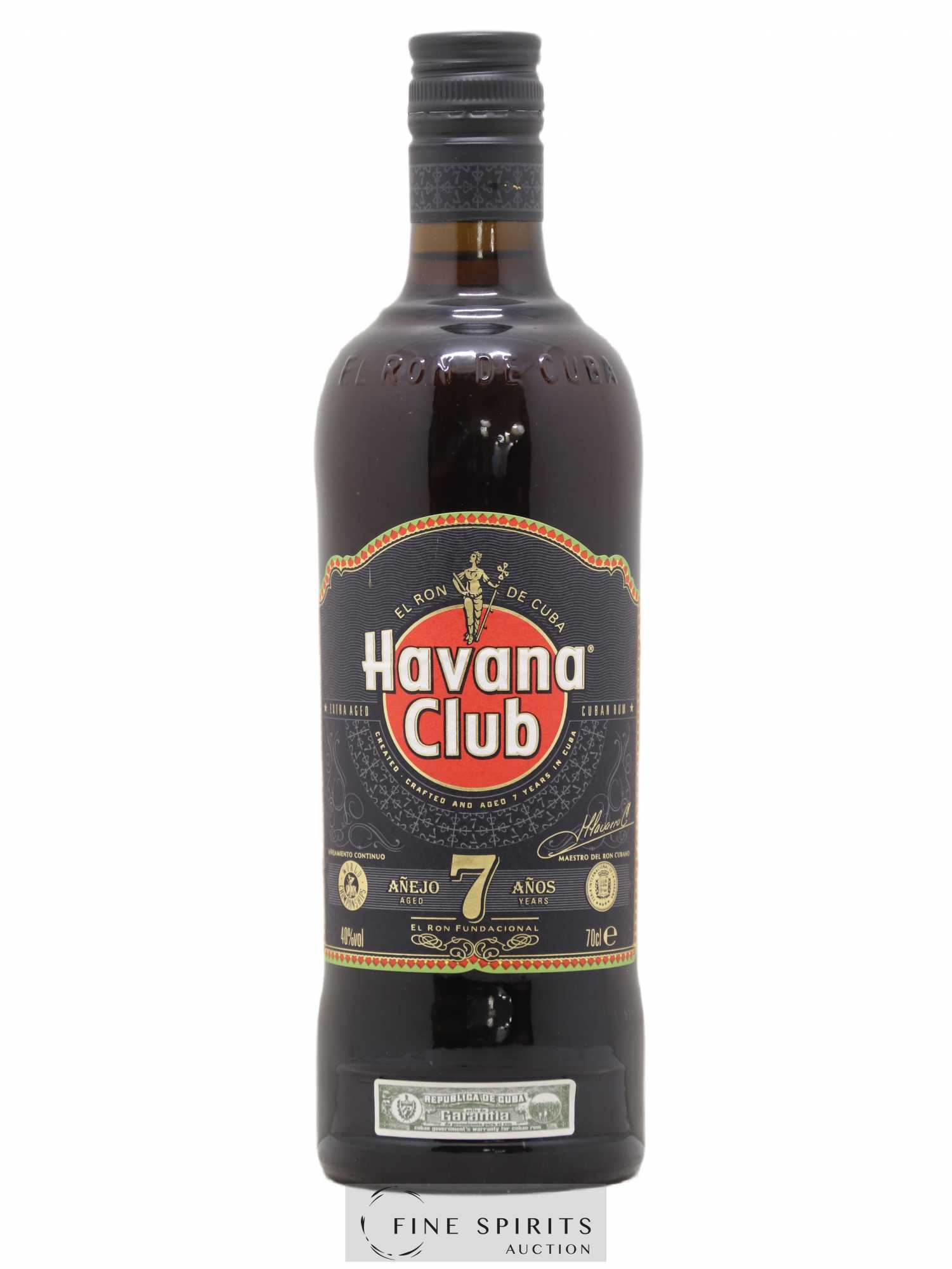 Havana Club 7 years Of. Anejo (sans prix de réserve) - Lot de 1 bouteille - 0