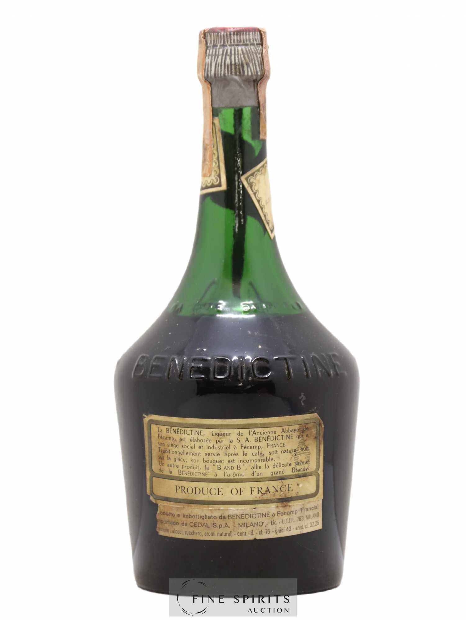 Bénédictine Of. Red Wax (senza prezzo di riserva) - Lotto di 1 bottiglia - 1