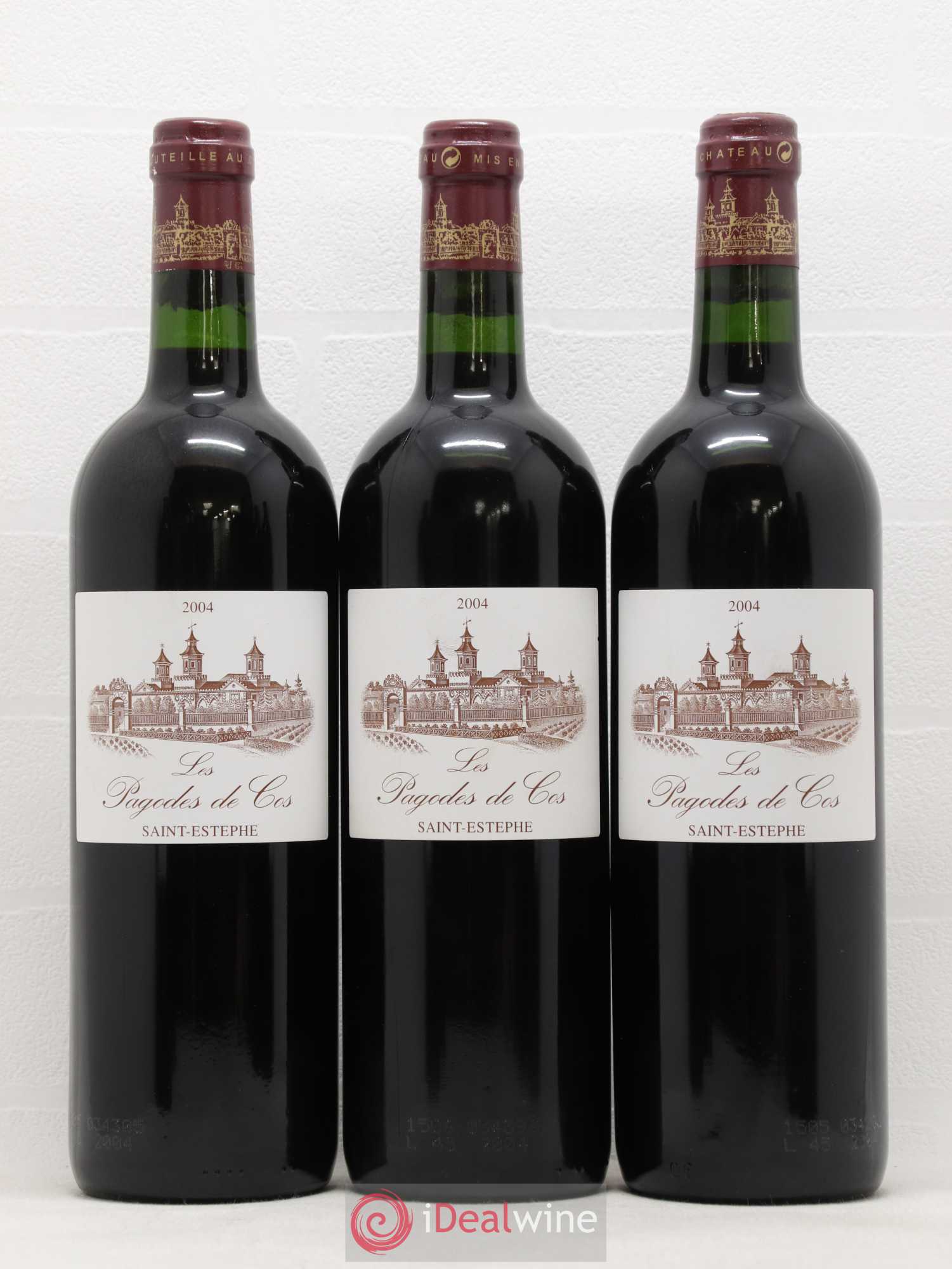 Les Pagodes de Cos Second Vin 2004 - Lot of 6 bottles - 2