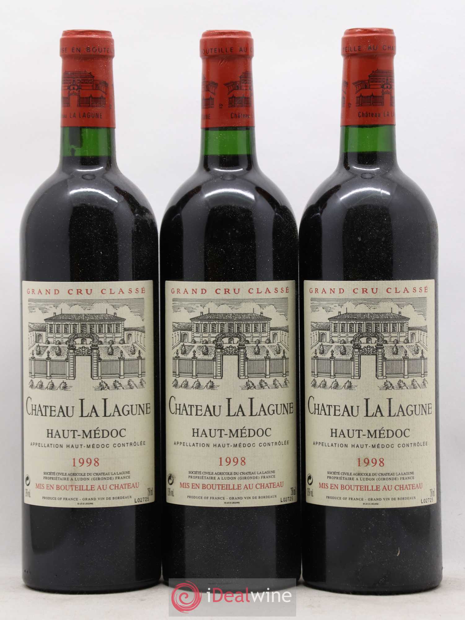 Château la Lagune 3ème Grand Cru Classé 1998 - Lot de 12 bouteilles - 1