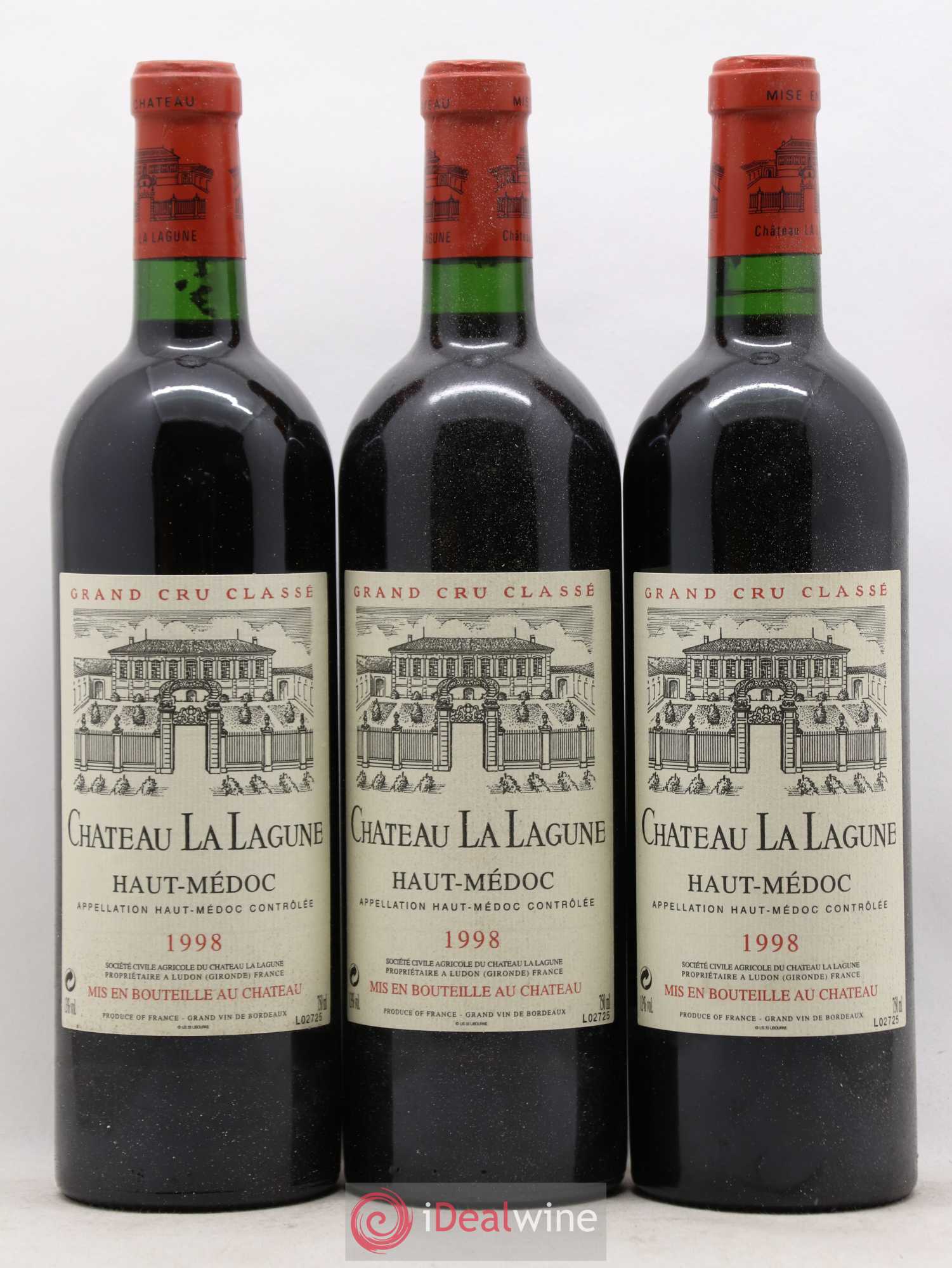 Château la Lagune 3ème Grand Cru Classé 1998 - Lot de 12 bouteilles - 2
