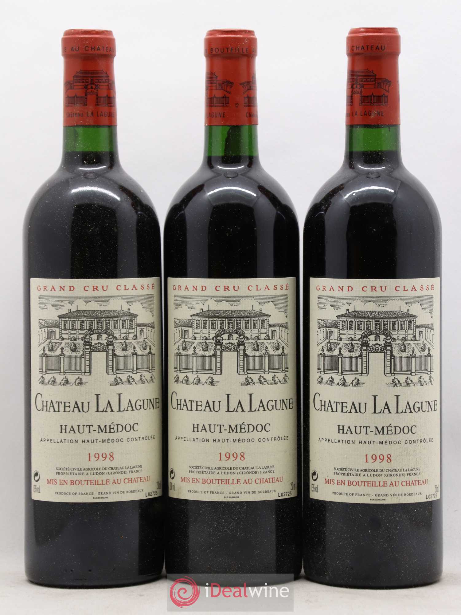 Château la Lagune 3ème Grand Cru Classé 1998 - Lot de 12 bouteilles - 3
