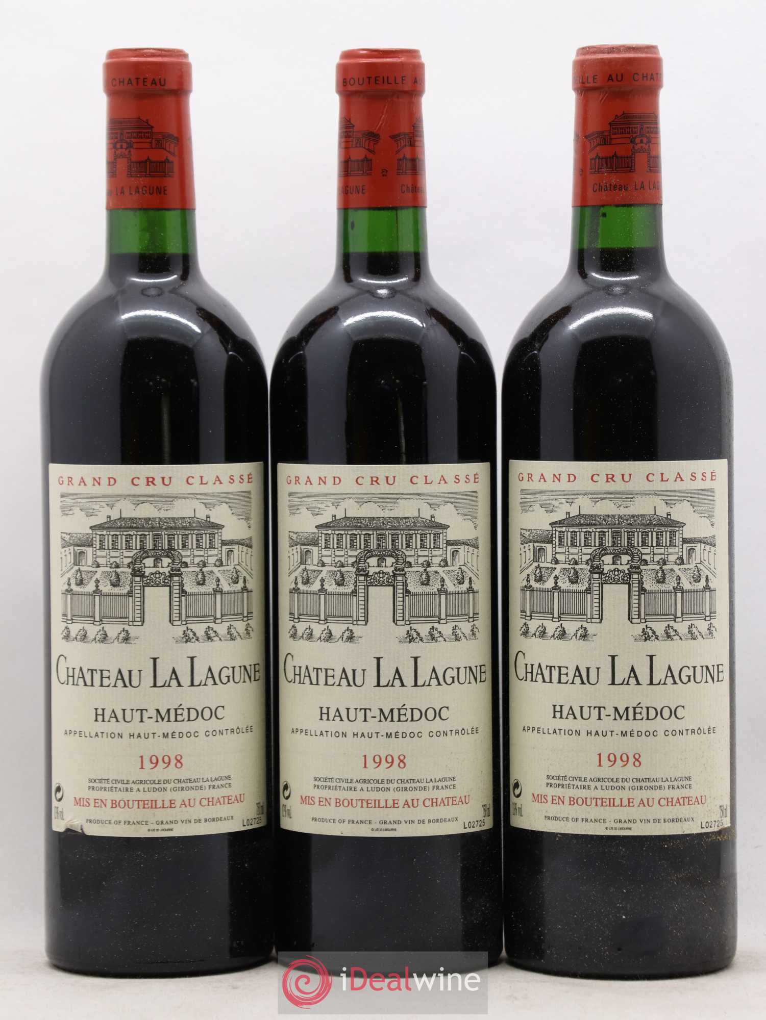 Château la Lagune 3ème Grand Cru Classé 1998 - Lot de 12 bouteilles - 4