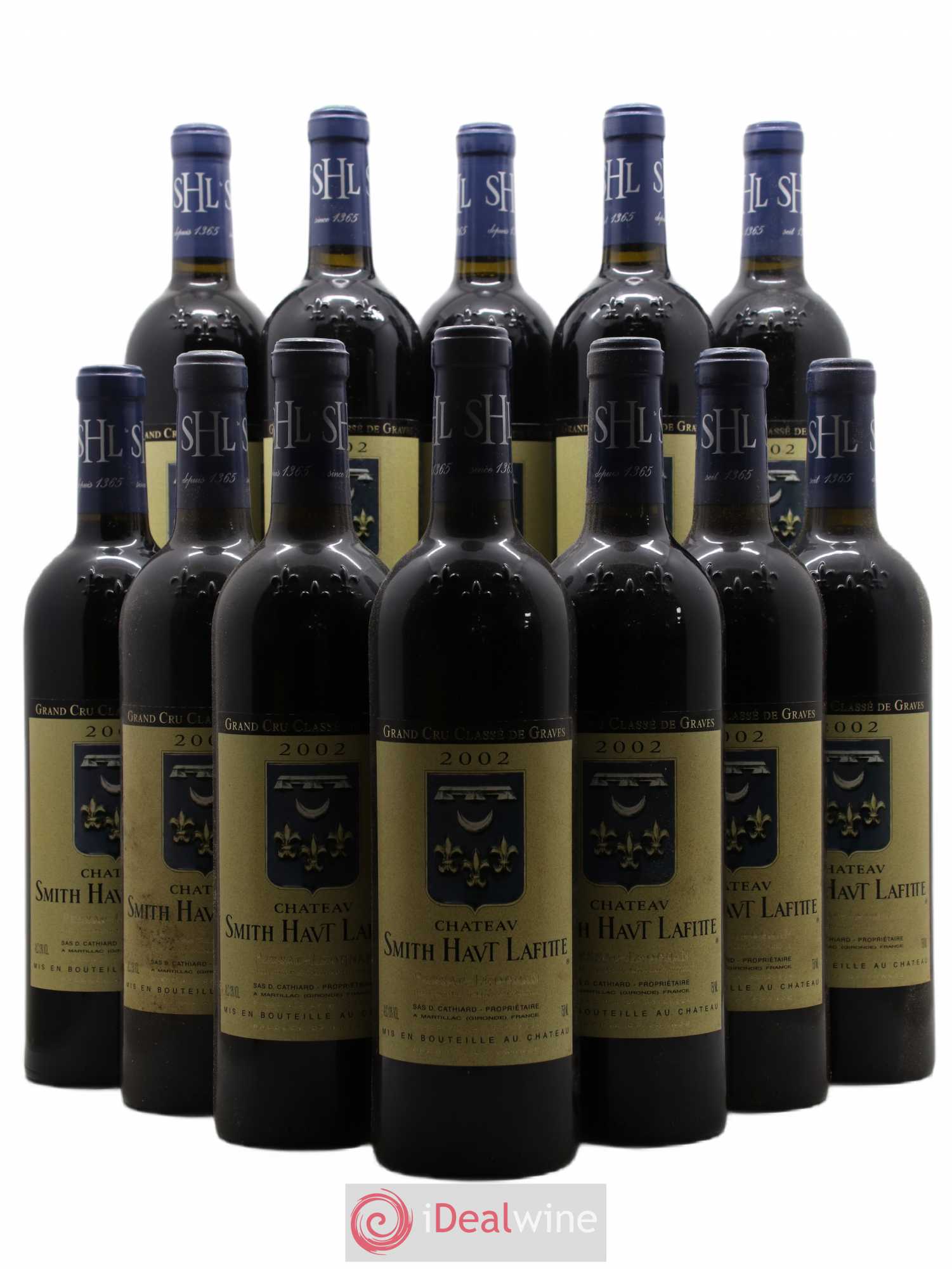 Château Smith Haut Lafitte Cru Classé de Graves 2002 - Lot de 12 bouteilles - 0