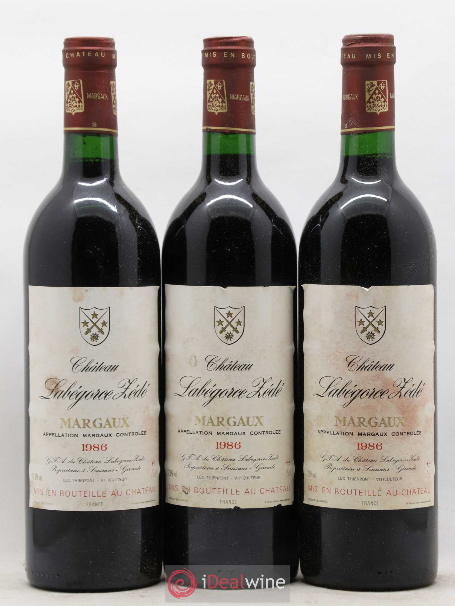 Château Labegorce Zédé Cru Bourgeois 1986 - Lot de 12 bouteilles - 4