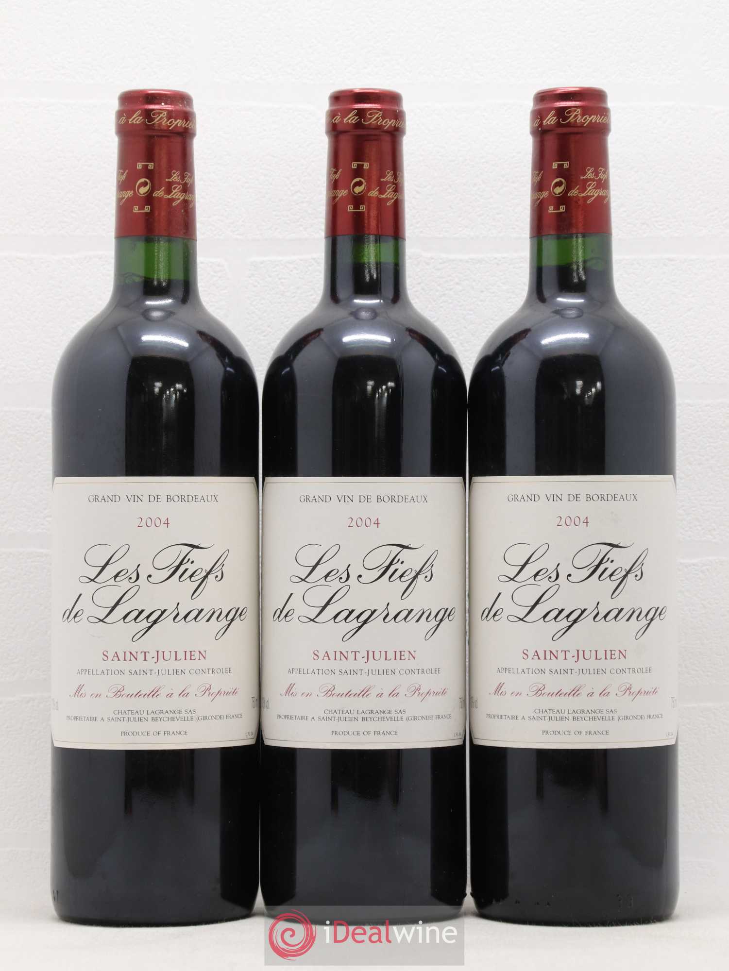 Les Fiefs de Lagrange Second Vin 2004 - Lot de 6 bouteilles - 1