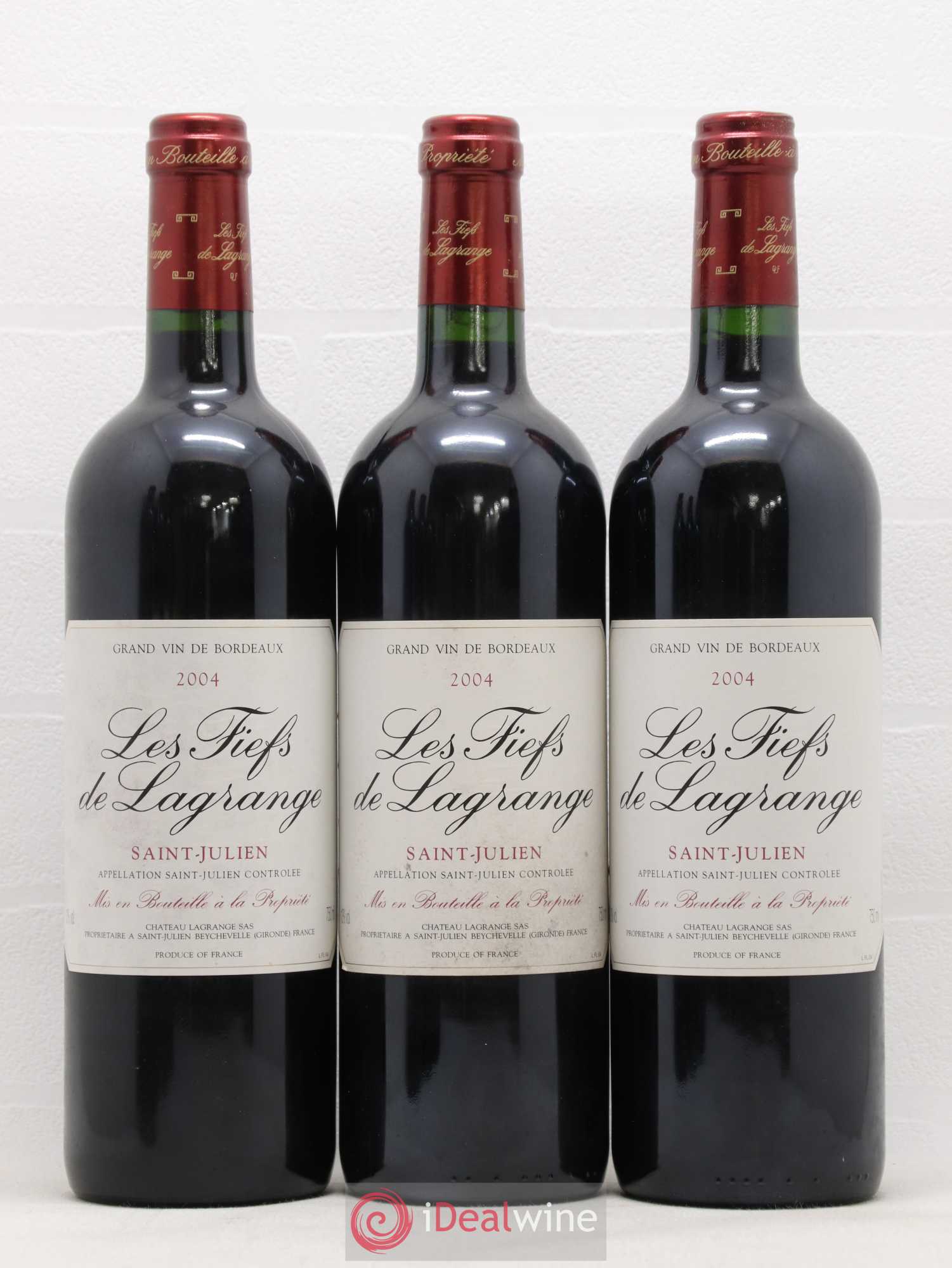 Les Fiefs de Lagrange Second Vin 2004 - Lot de 6 bouteilles - 2