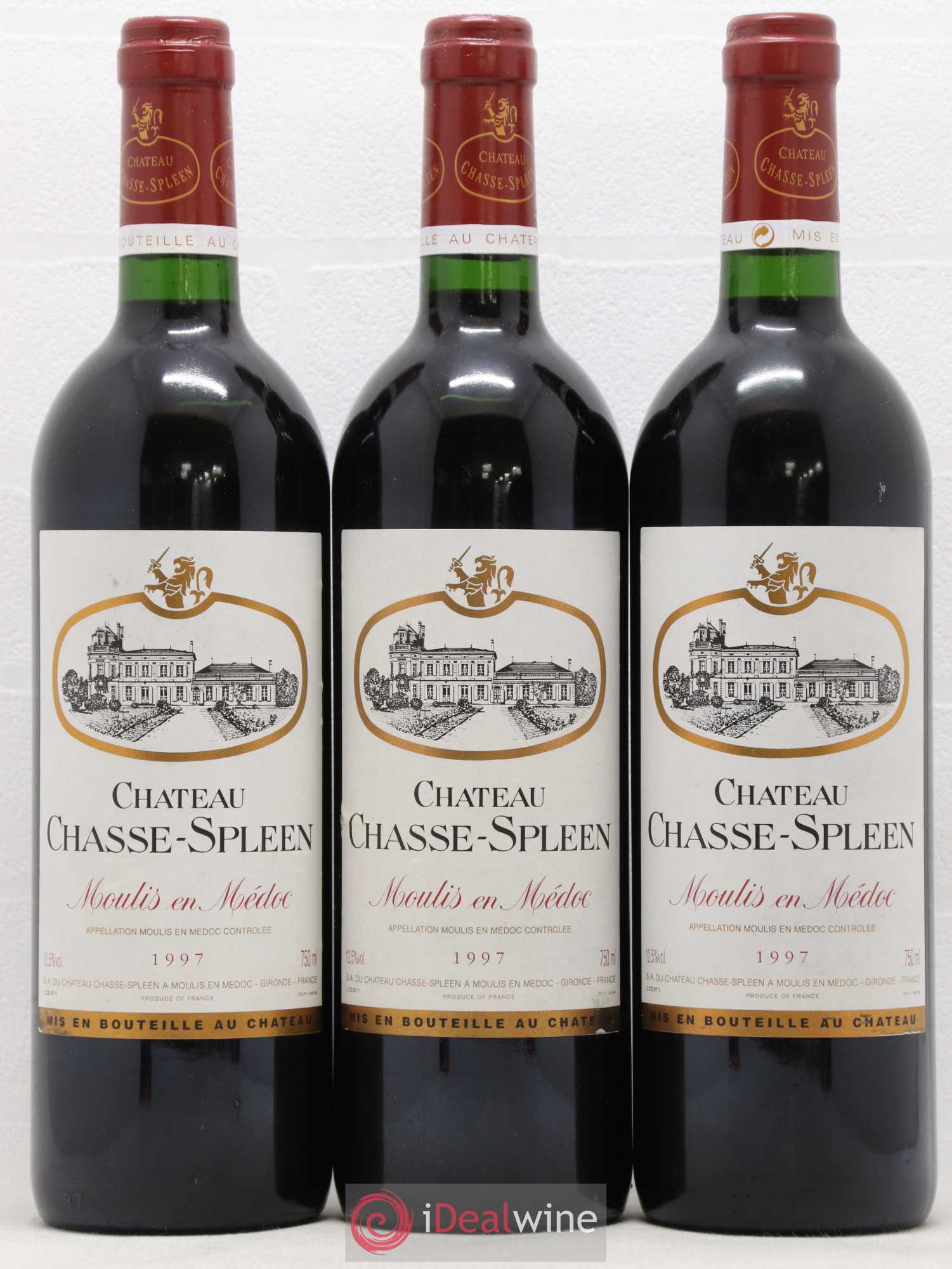Château Chasse Spleen 1997 - Lot de 12 bouteilles - 1