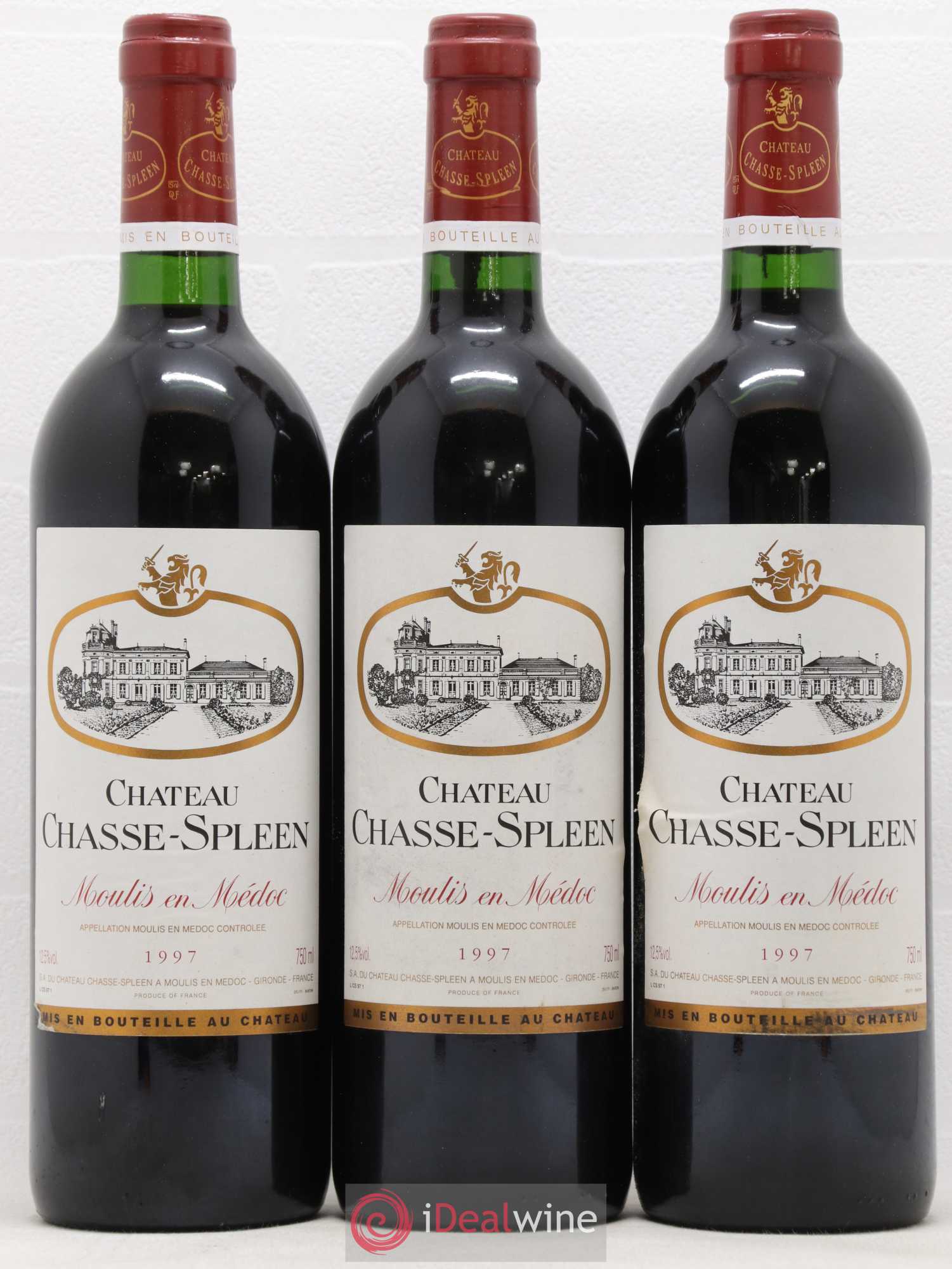Château Chasse Spleen 1997 - Lot de 12 bouteilles - 2