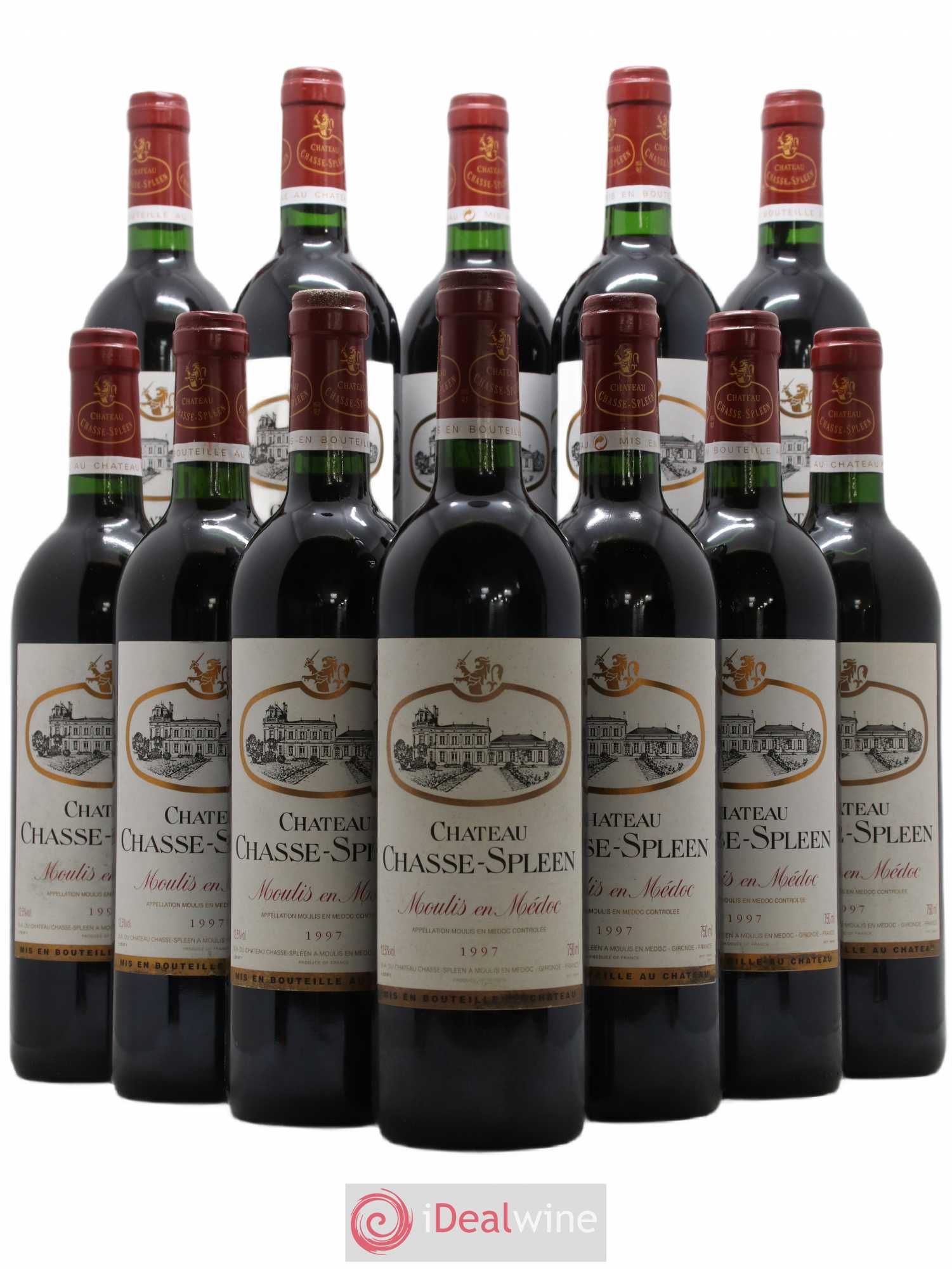 Château Chasse Spleen 1997 - Lot de 12 bouteilles - 0