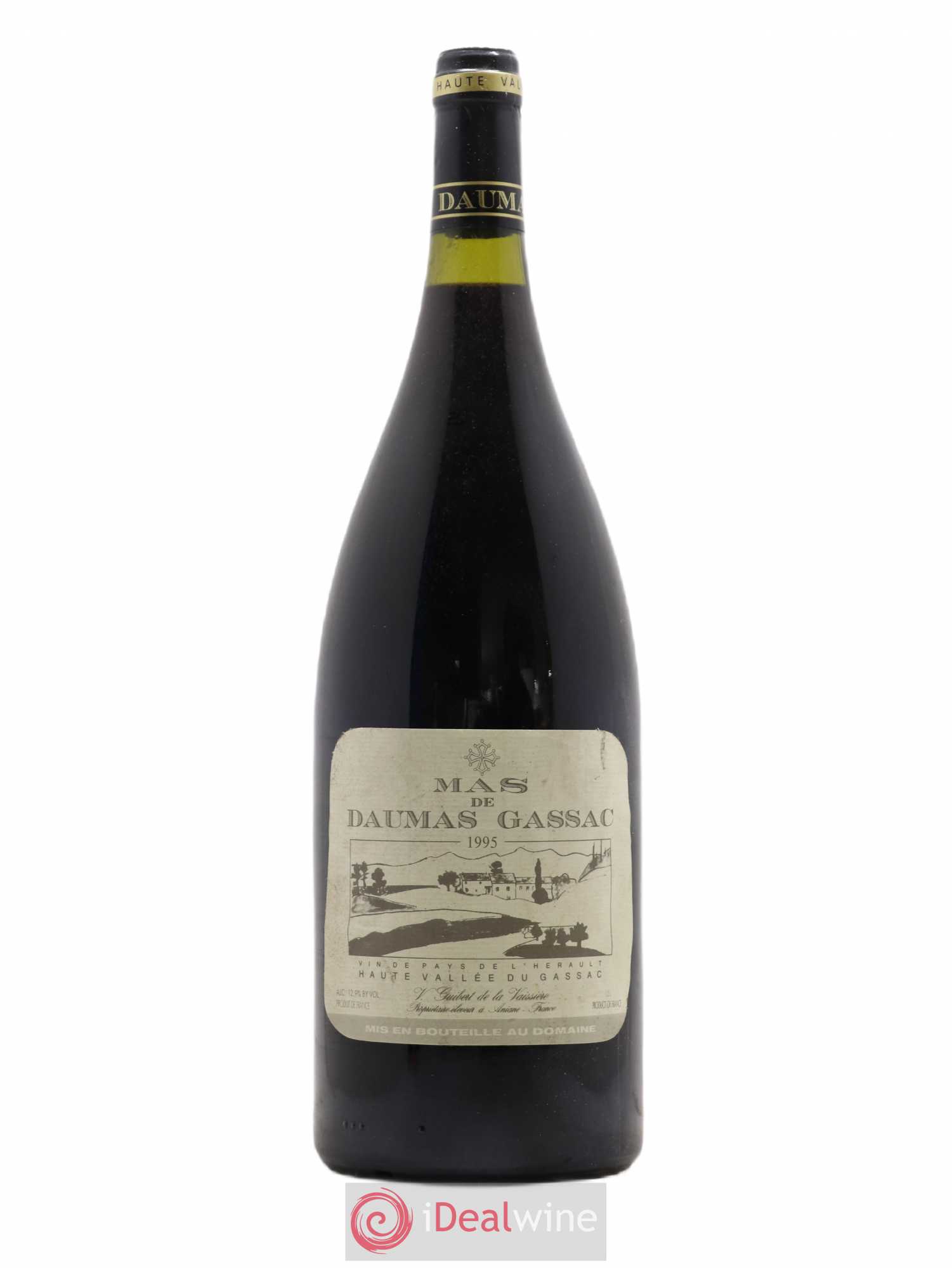 Saint-Guilhem-le-Désert - Cité d'Aniane Mas Daumas Gassac Famille Guibert de La Vaissière 1995 - Lot de 1 magnum - 0