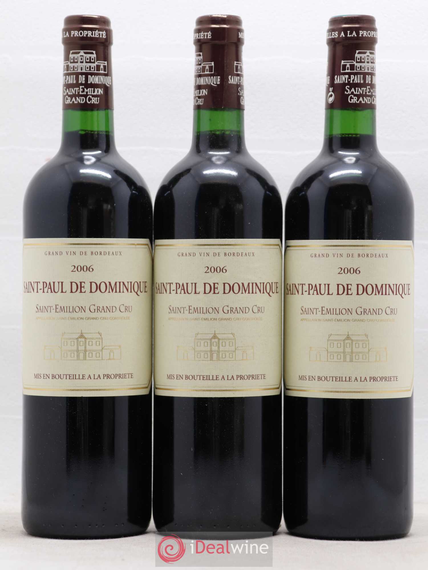 Saint-Paul de Dominique 2006 - Lot de 6 bouteilles - 1