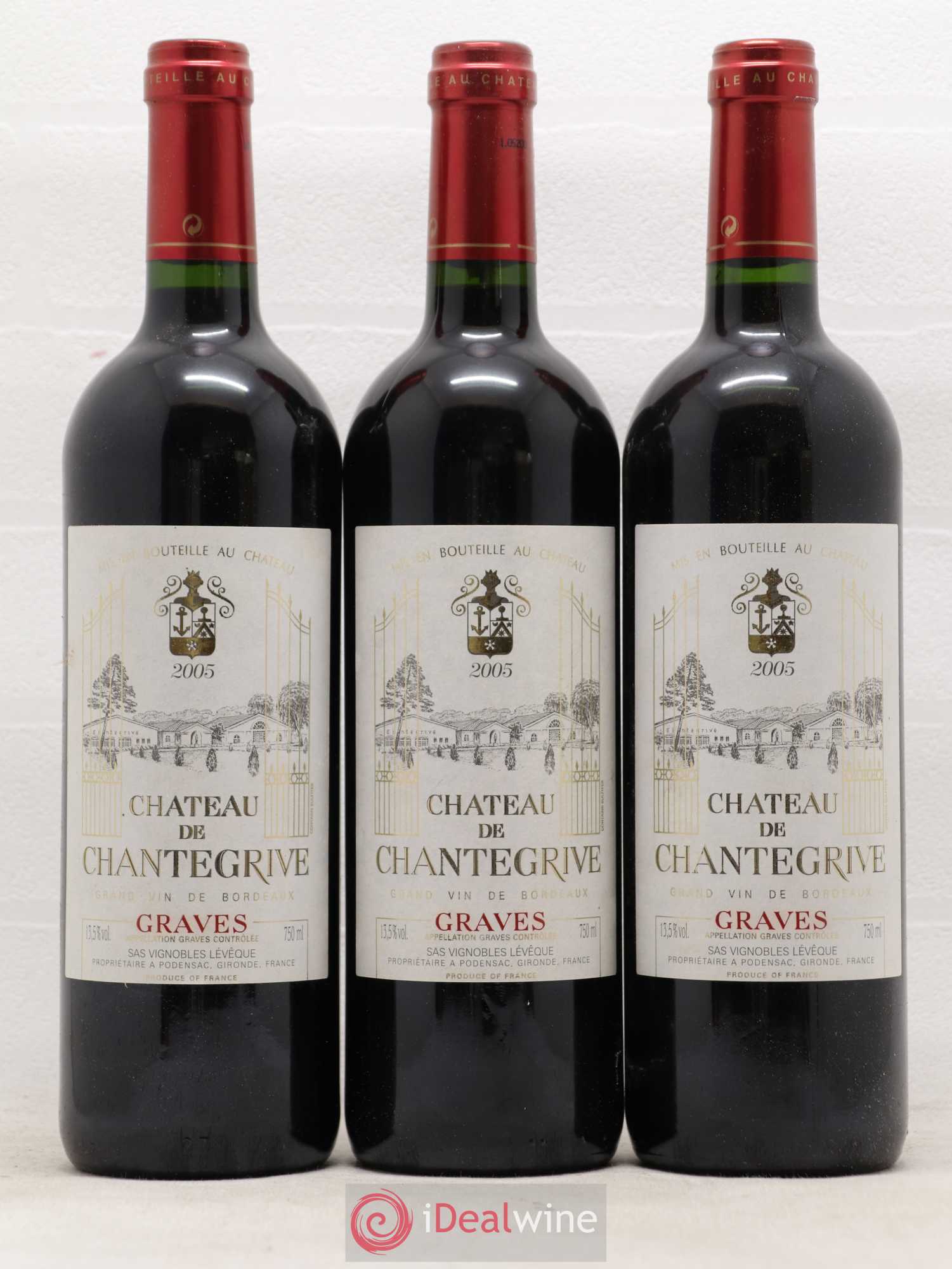 Château de Chantegrive 2005 - Lot de 6 bouteilles - 2