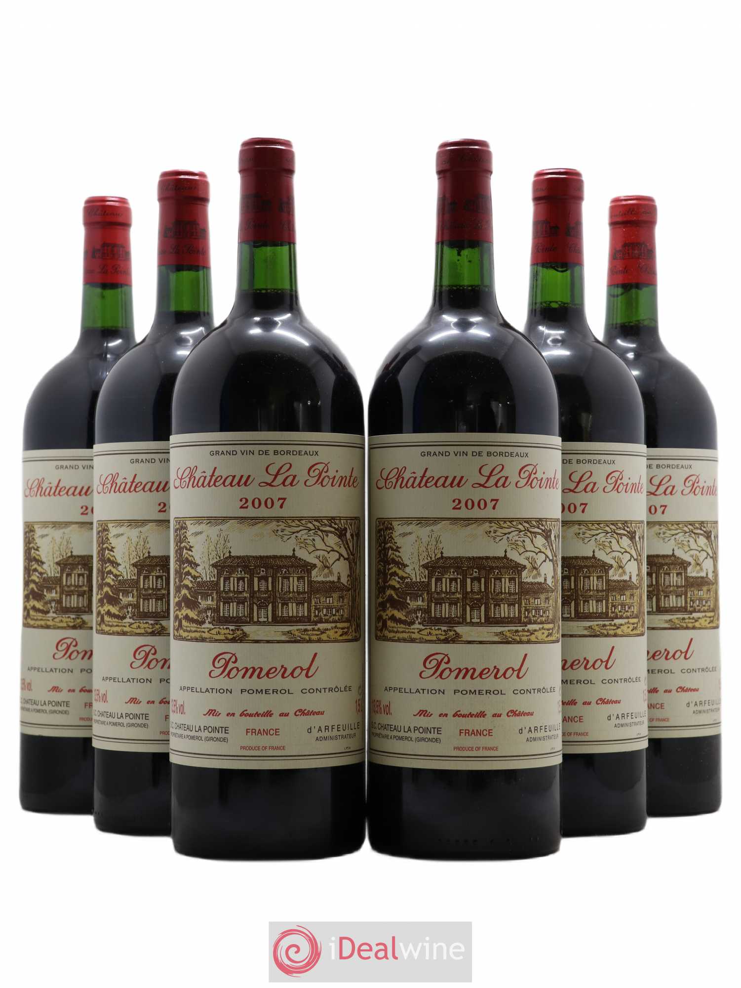 Château la Pointe 2007 - Lot de 6 magnums - 0