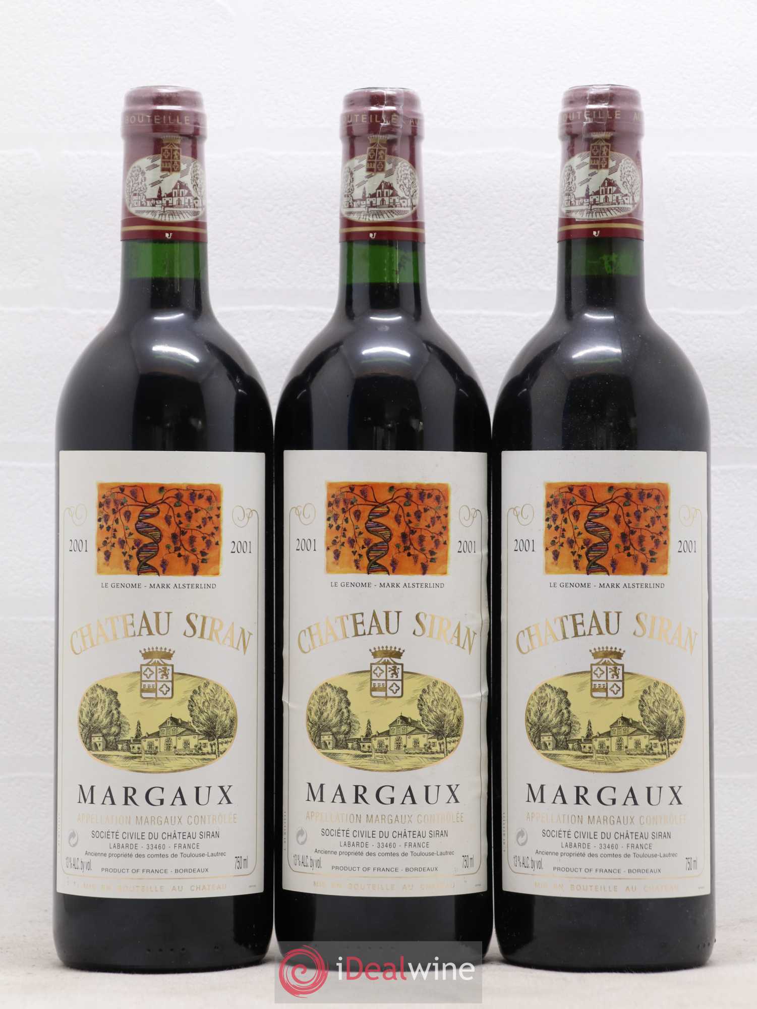 Château Siran 2001 - Lot de 6 bouteilles - 2