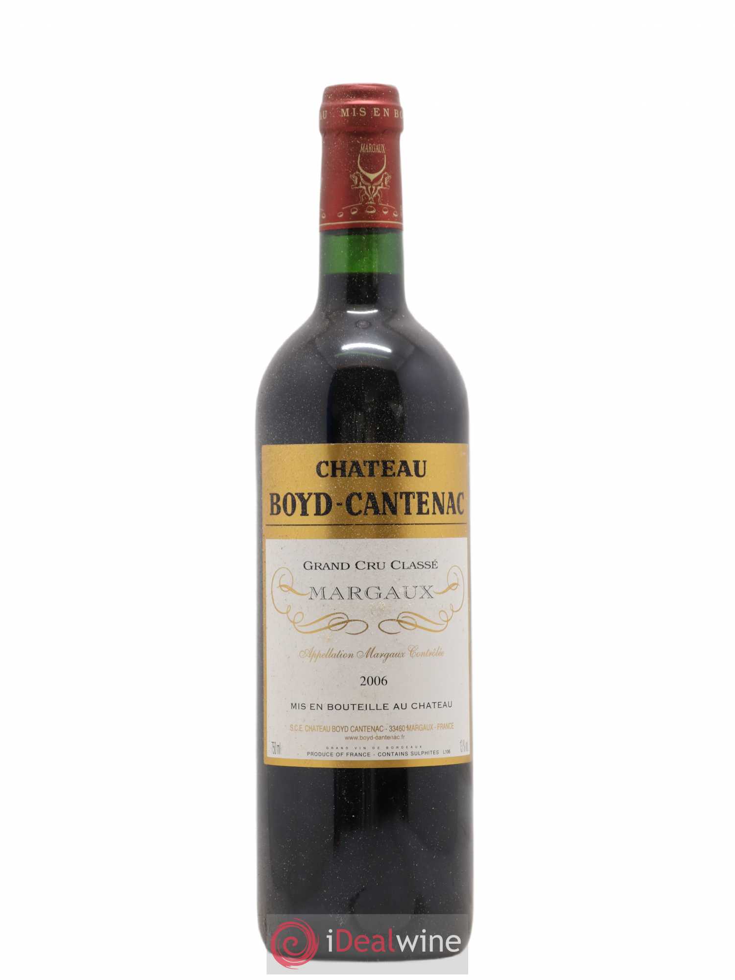 Château Boyd Cantenac 3ème Grand Cru Classé 2006 - Lot de 1 bouteille - 0