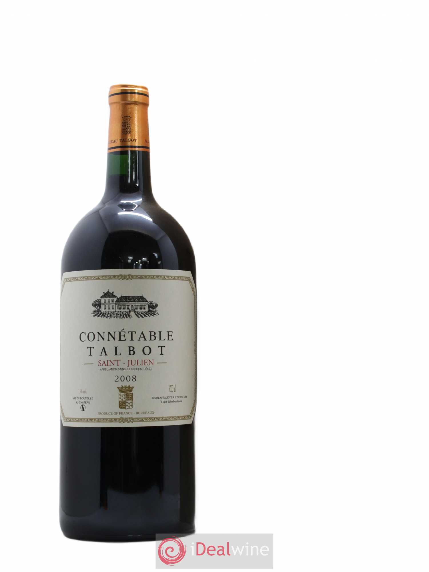 Connétable de Talbot Second Vin 2008 - Lot de 1 double magnum - 0