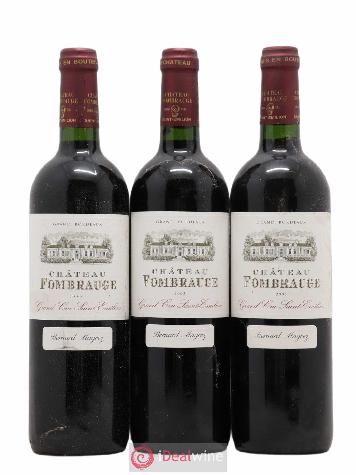 Château Fombrauge Grand Cru Classé 2005 - Lot de 3 bouteilles - 0