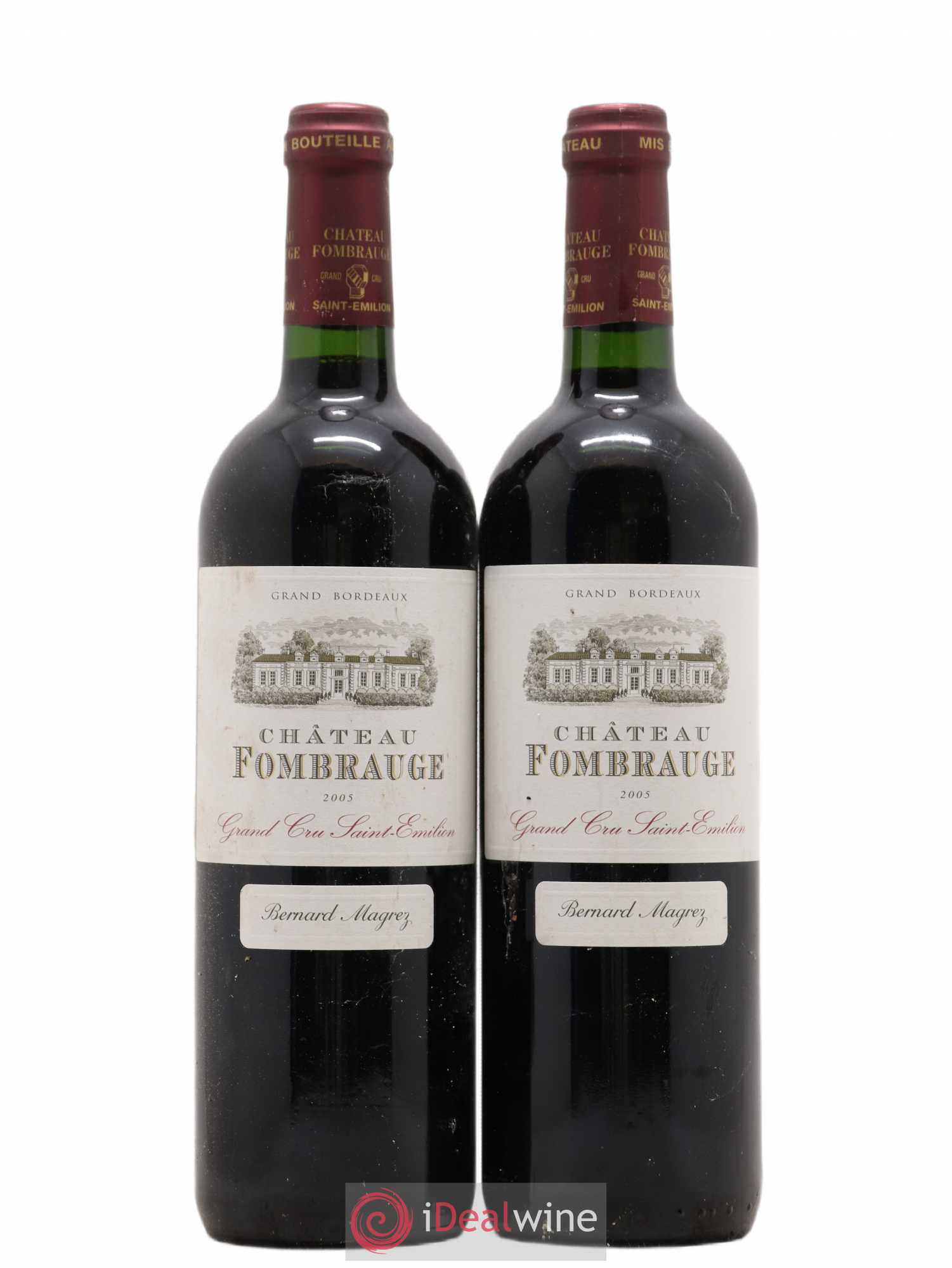 Château Fombrauge Grand Cru Classé 2005 - Lot de 2 bouteilles - 0
