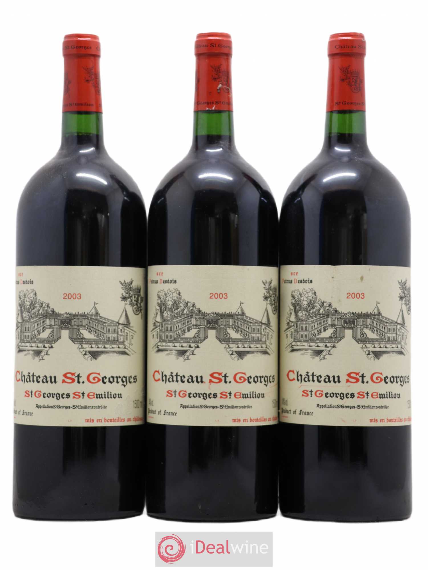 Château Saint-Georges 2003 - Lot de 3 magnums - 0