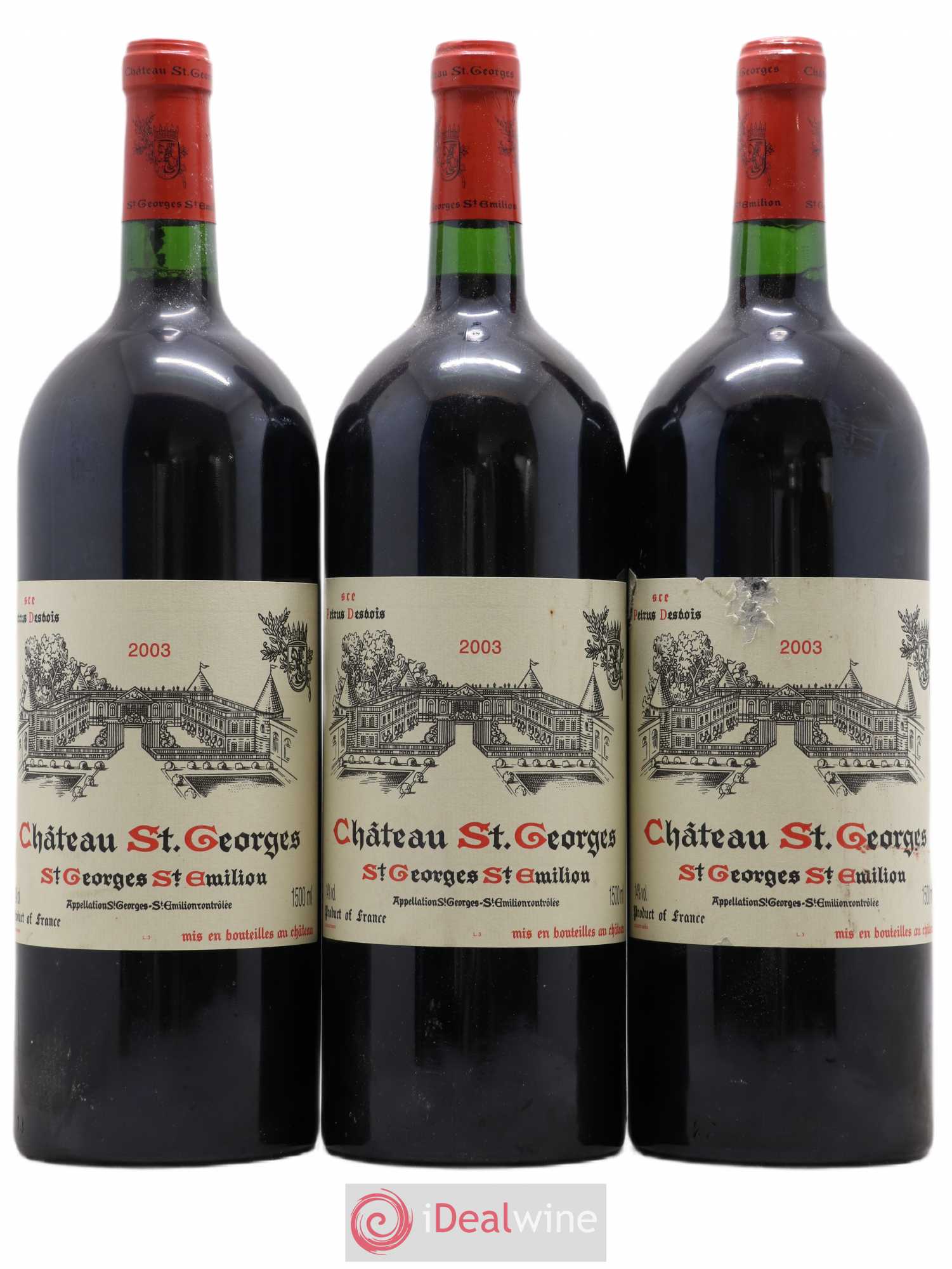 Château Saint-Georges 2003 - Lot de 3 magnums - 0