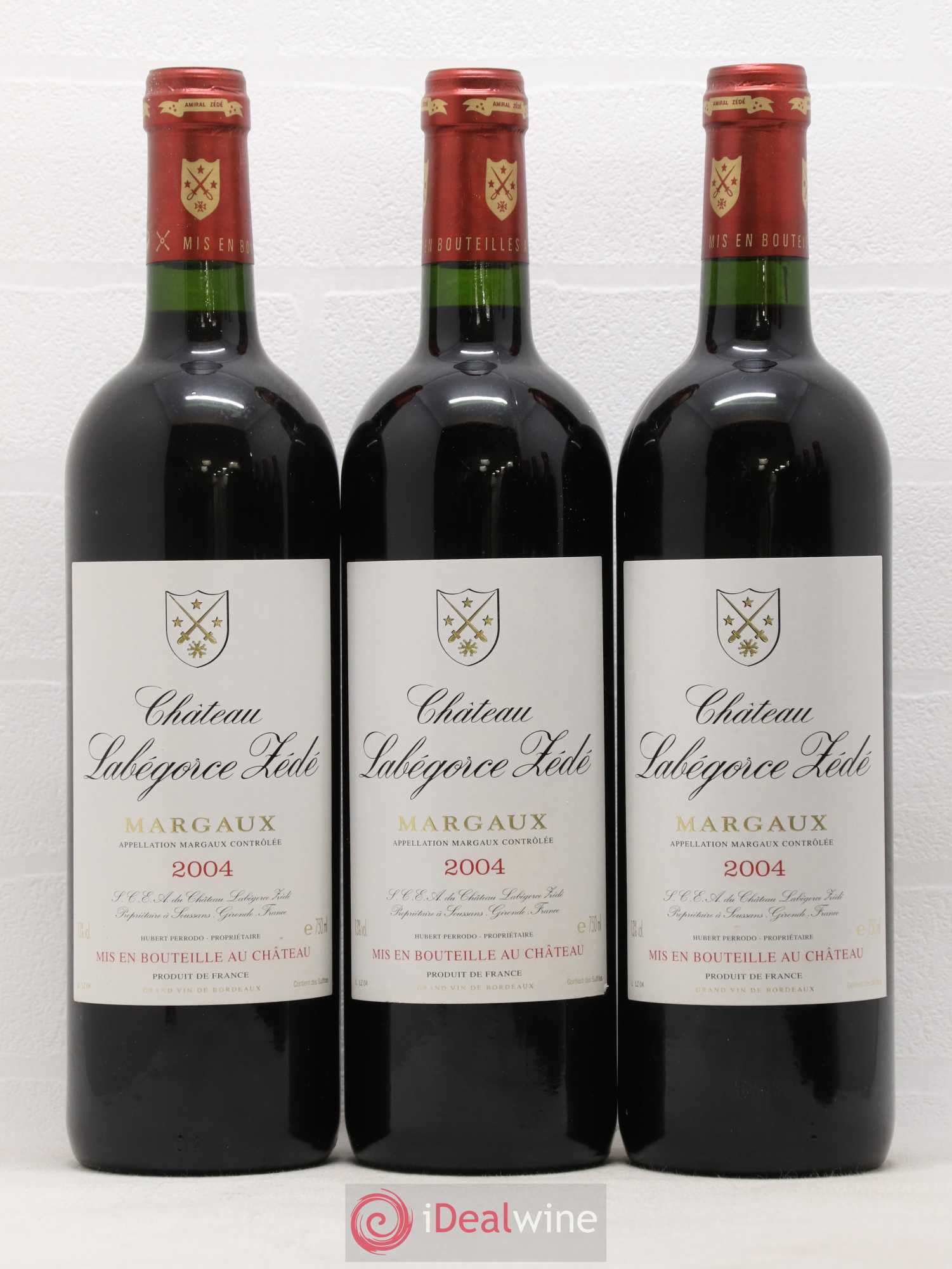 Château Labegorce Zédé Cru Bourgeois 2004 - Lot de 6 bouteilles - 1