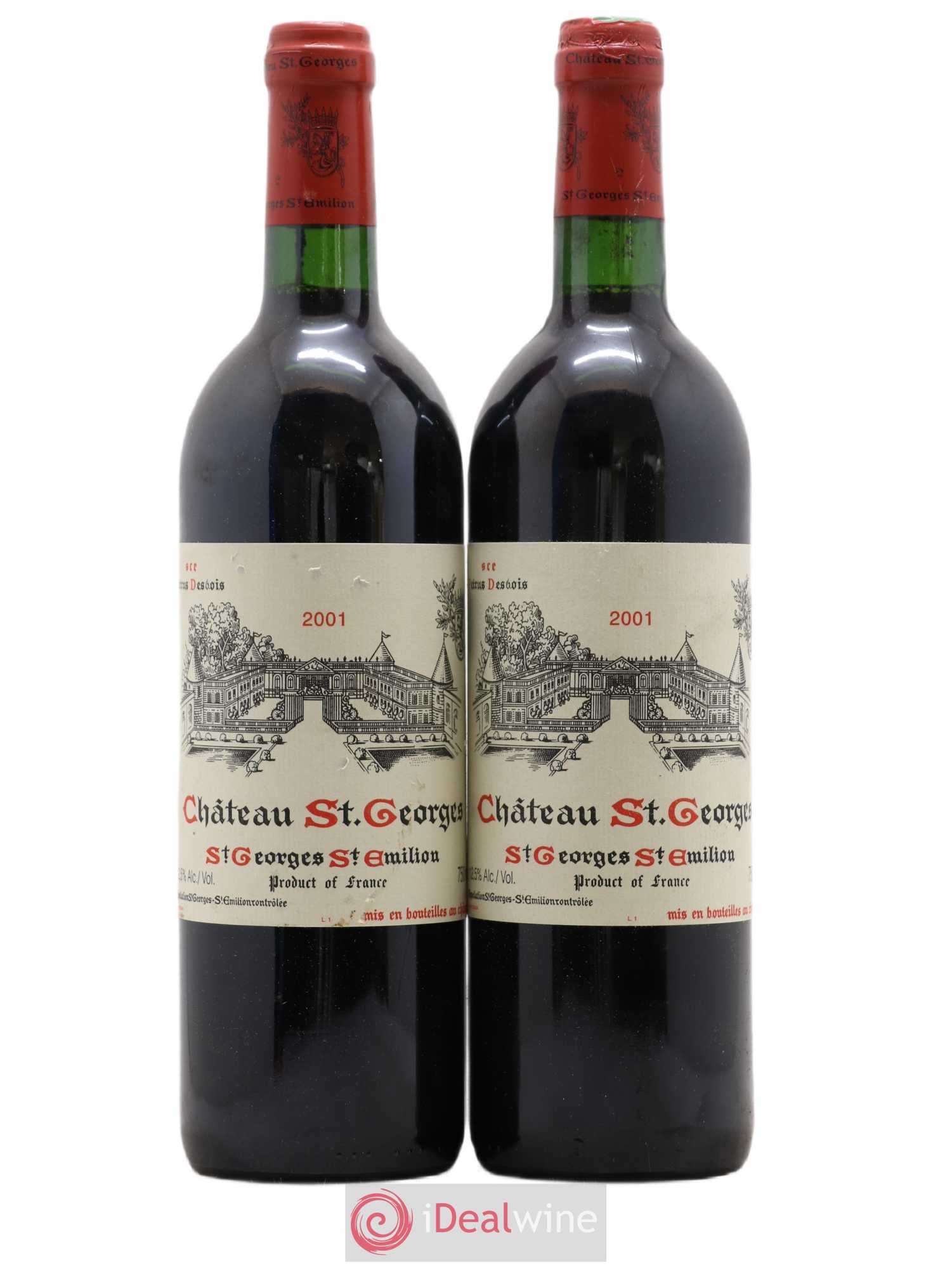 Château Saint-Georges 2001 - Lot de 2 bouteilles - 0