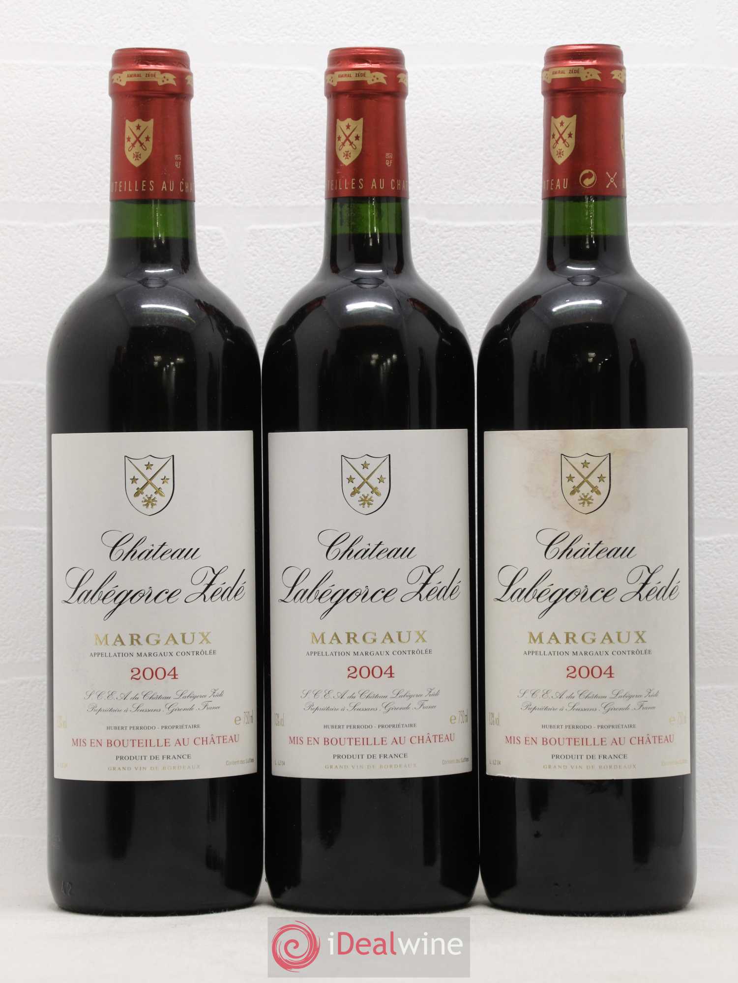 Château Labegorce Zédé Cru Bourgeois 2004 - Lot de 6 bouteilles - 1