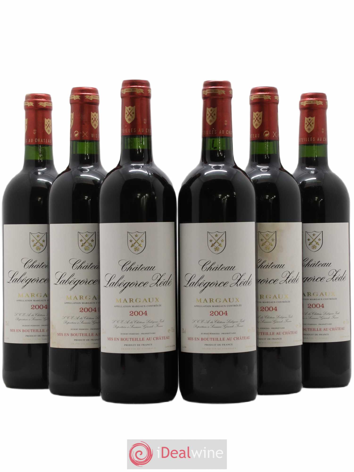 Château Labegorce Zédé Cru Bourgeois 2004 - Lot de 6 bouteilles - 0