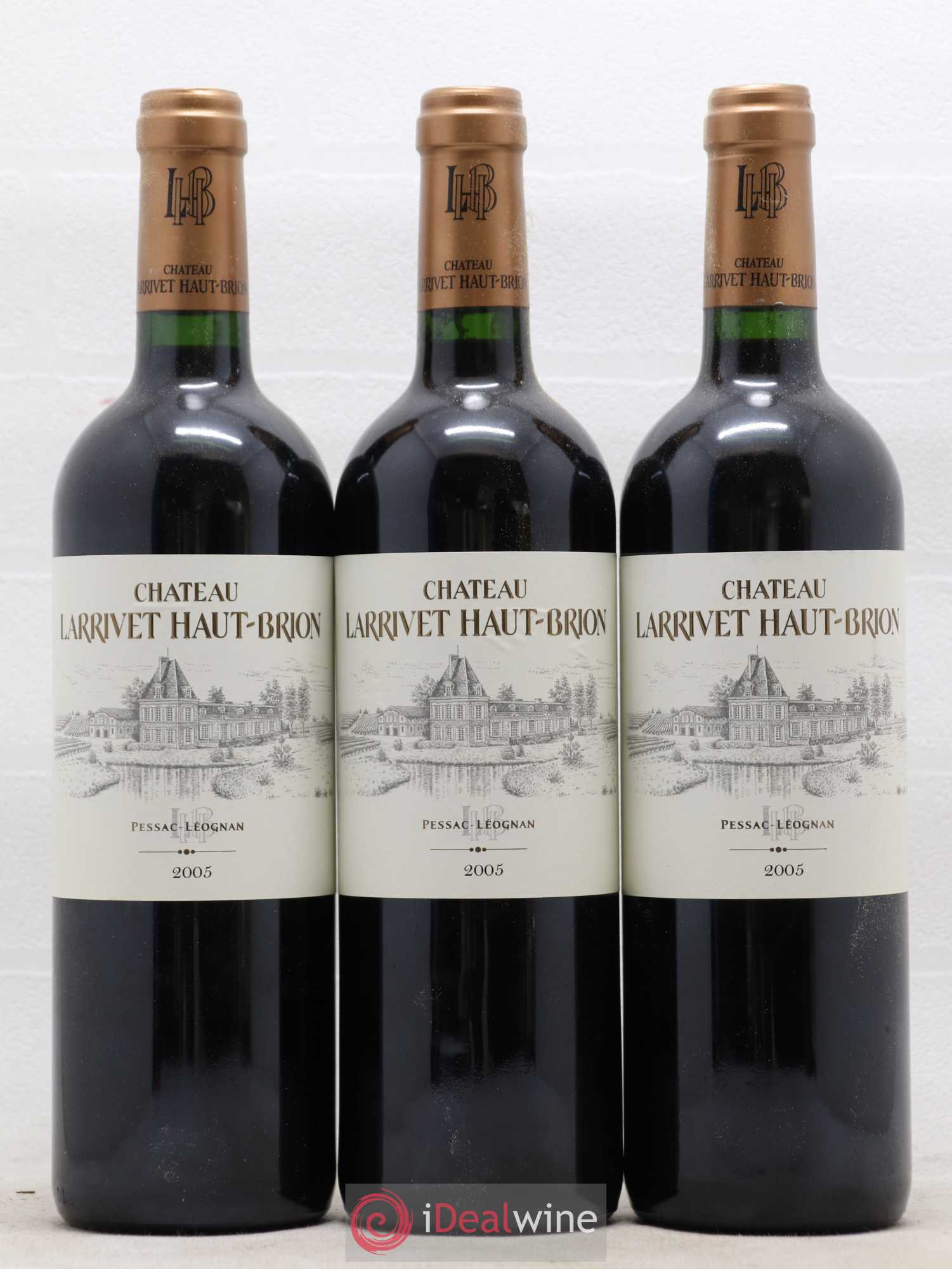 Château Larrivet Haut-Brion 2005 - Lot de 12 bouteilles - 1
