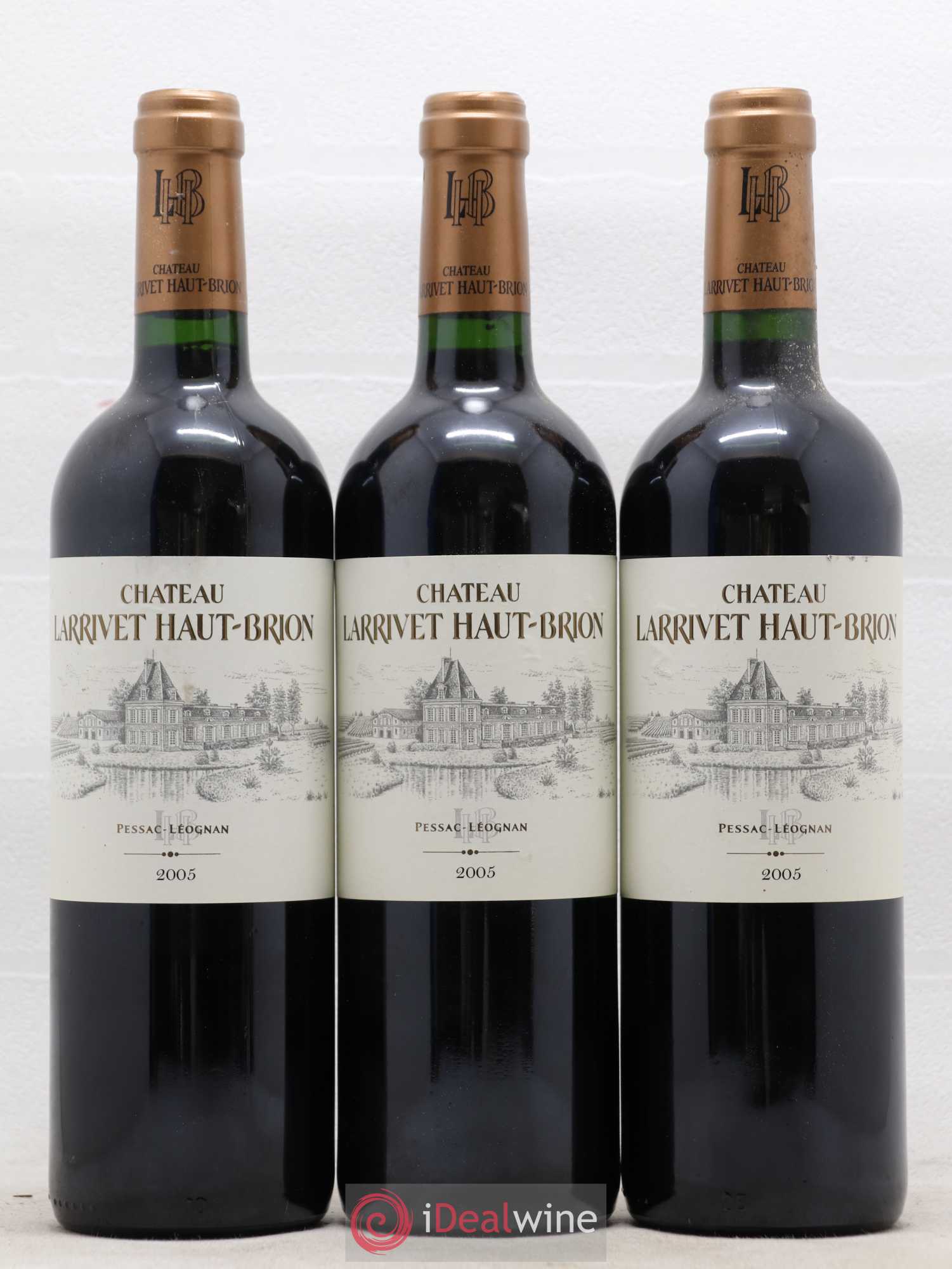 Château Larrivet Haut-Brion 2005 - Lot de 12 bouteilles - 2