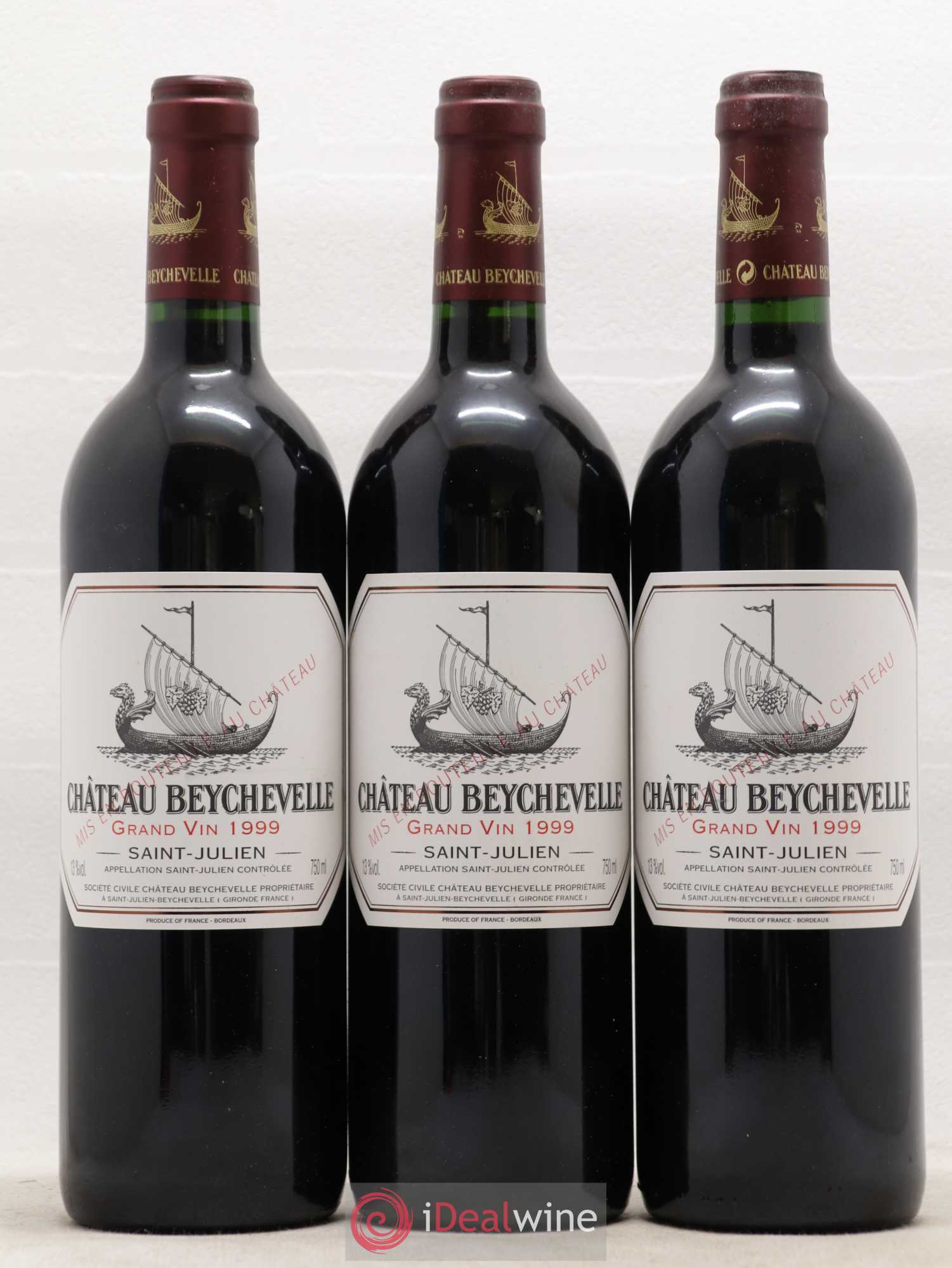 Château Beychevelle 4ème Grand Cru Classé 1999 - Lot de 12 bouteilles - 1