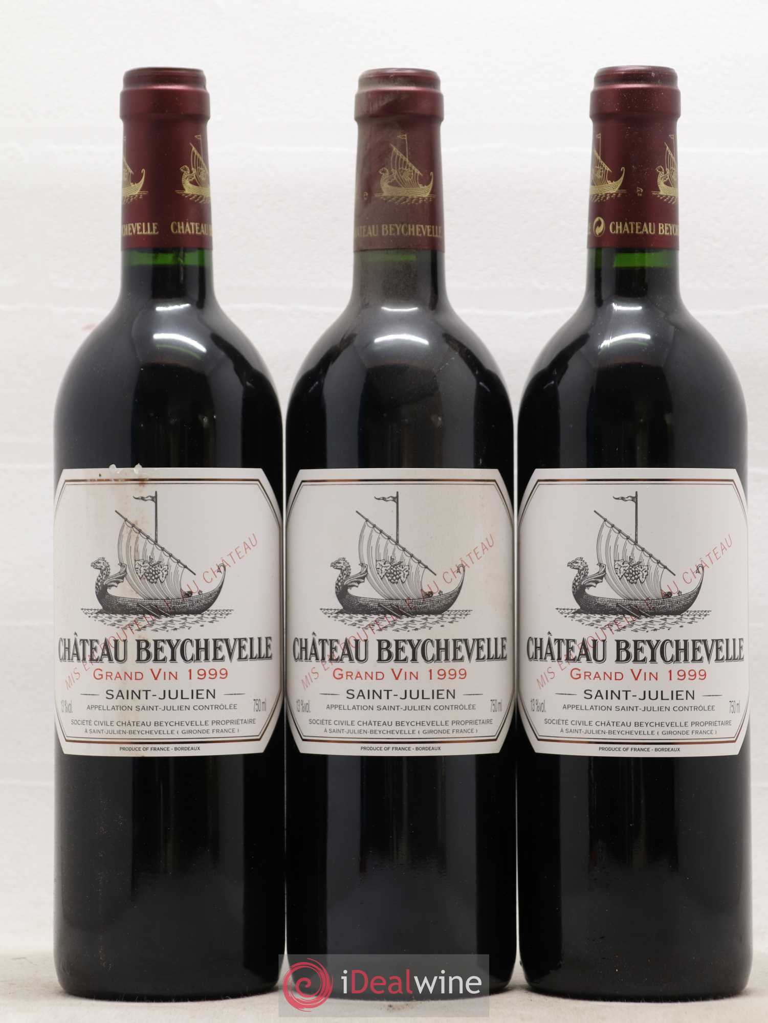 Château Beychevelle 4ème Grand Cru Classé 1999 - Lot de 12 bouteilles - 3