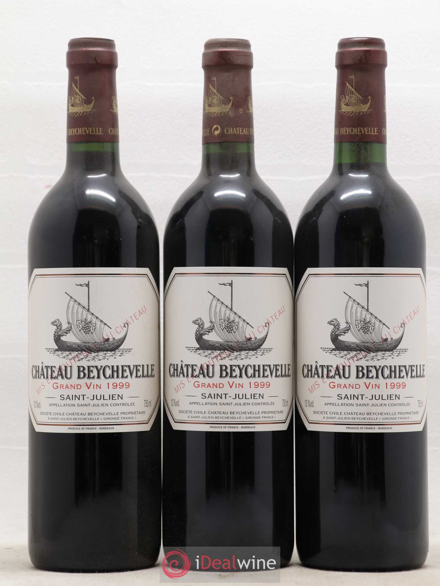 Château Beychevelle 4ème Grand Cru Classé 1999 - Lot de 12 bouteilles - 4