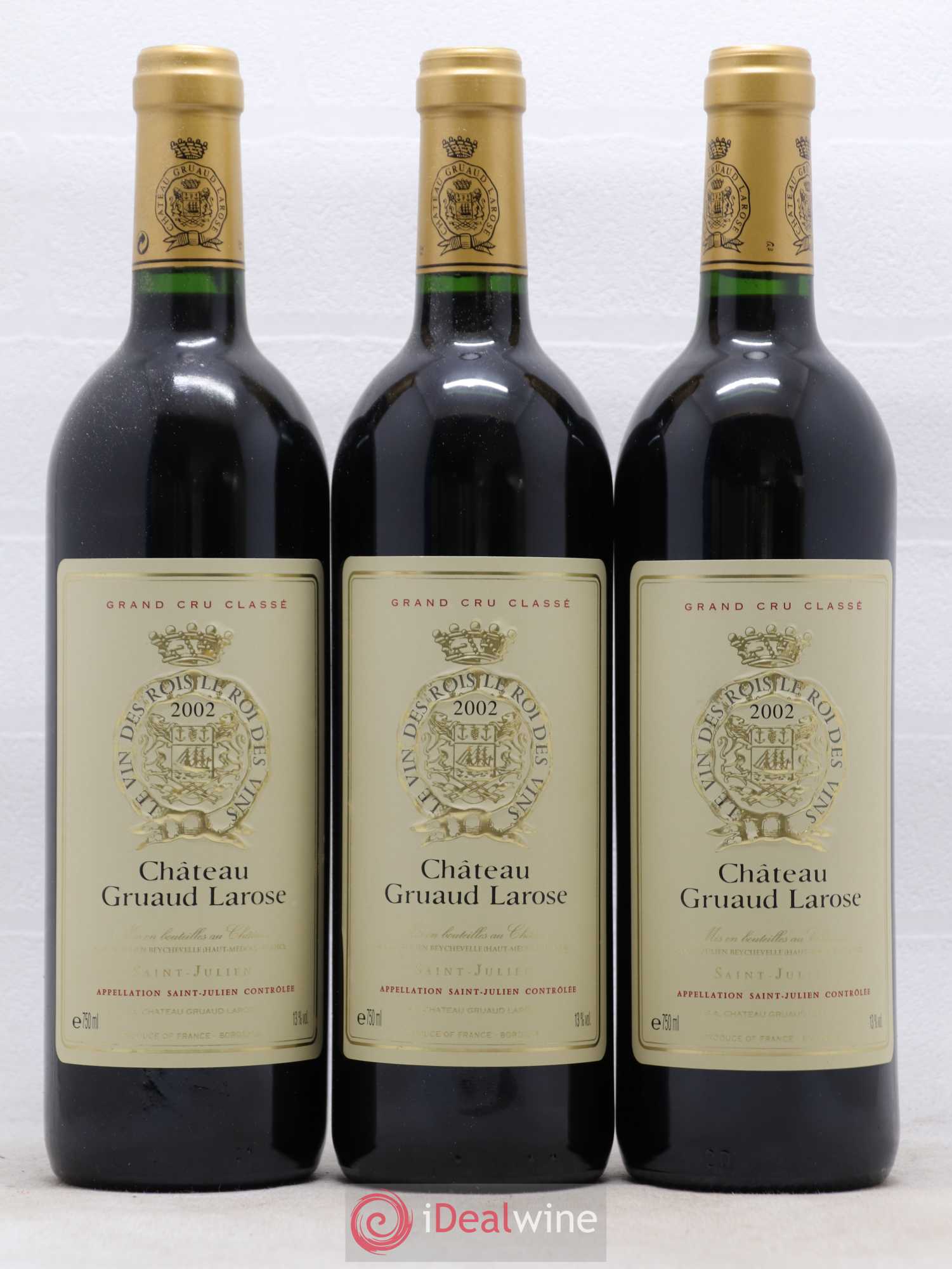 Château Gruaud Larose 2ème Grand Cru Classé 2002 - Lot de 12 bouteilles - 1