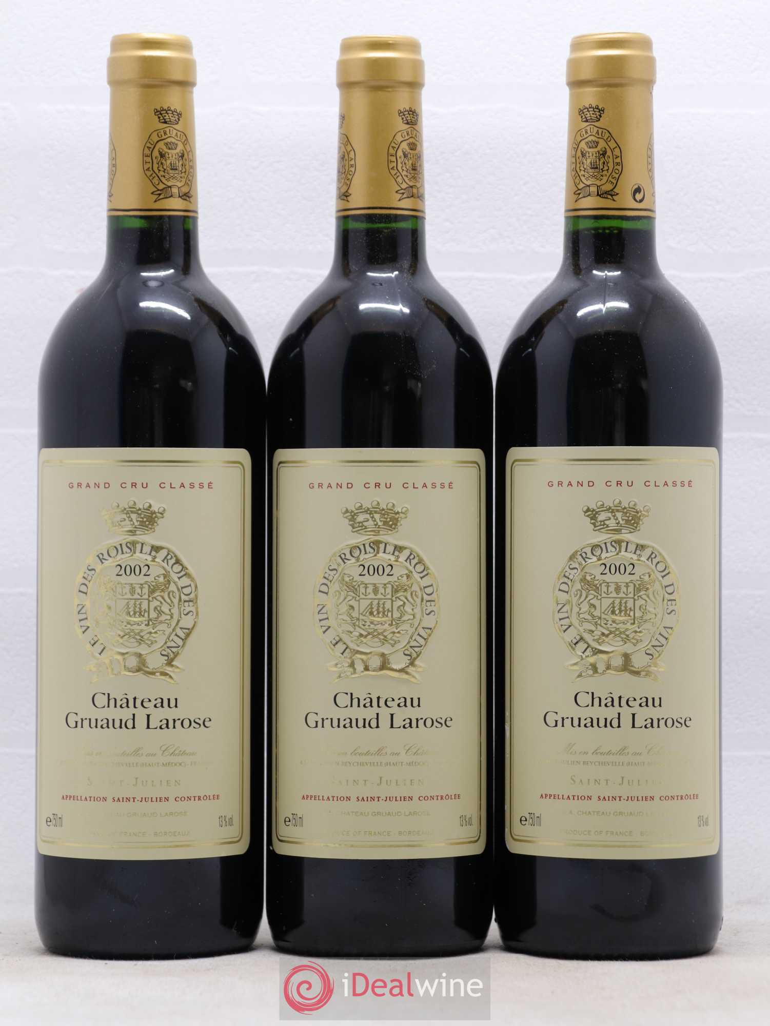 Château Gruaud Larose 2ème Grand Cru Classé 2002 - Lot de 12 bouteilles - 2