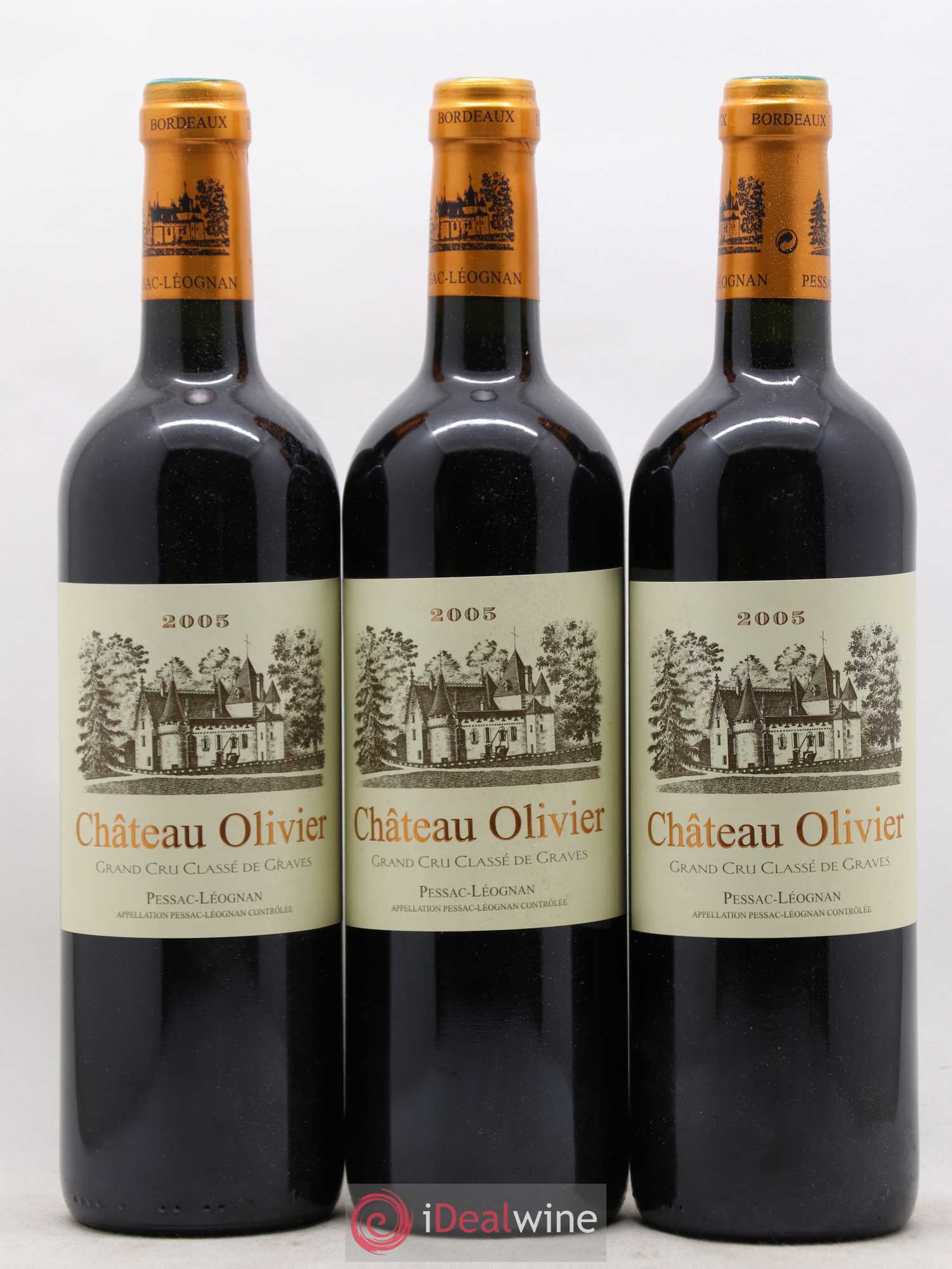 Château Olivier Cru Classé de Graves 2005 - Lot de 6 bouteilles - 1