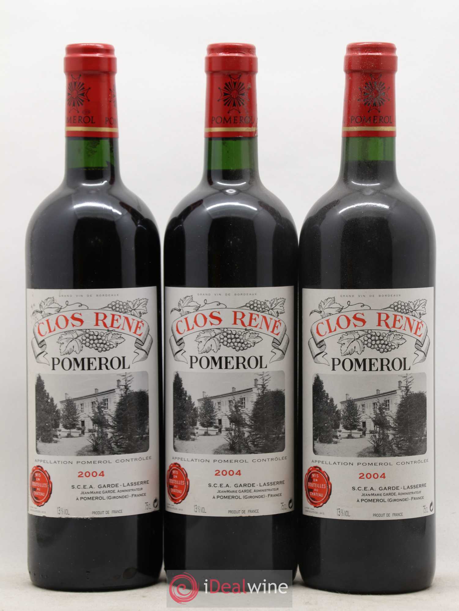 Clos René 2004 - Lotto di 6 bottiglie - 1