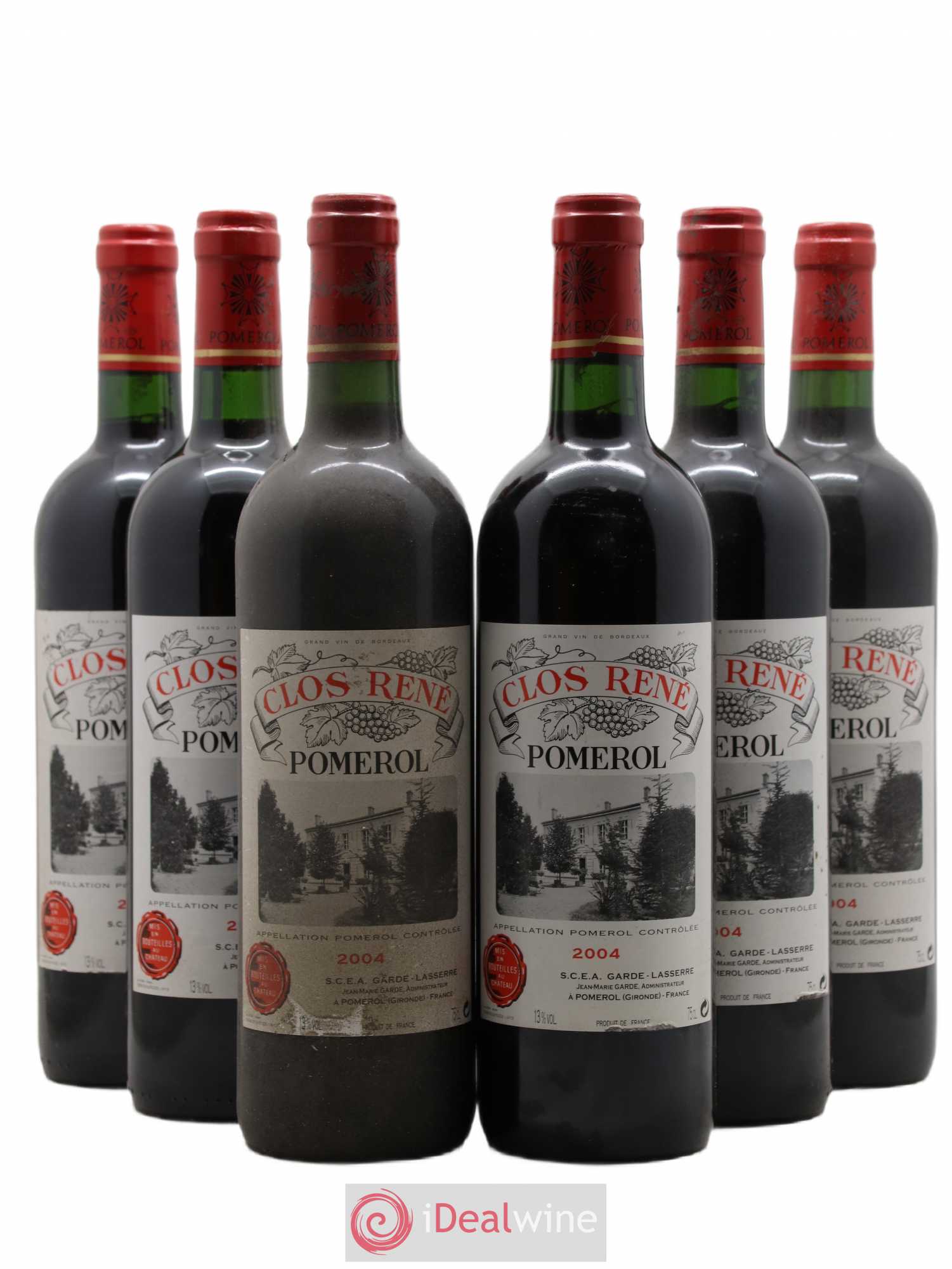 Clos René 2004 - Lotto di 6 bottiglie - 0