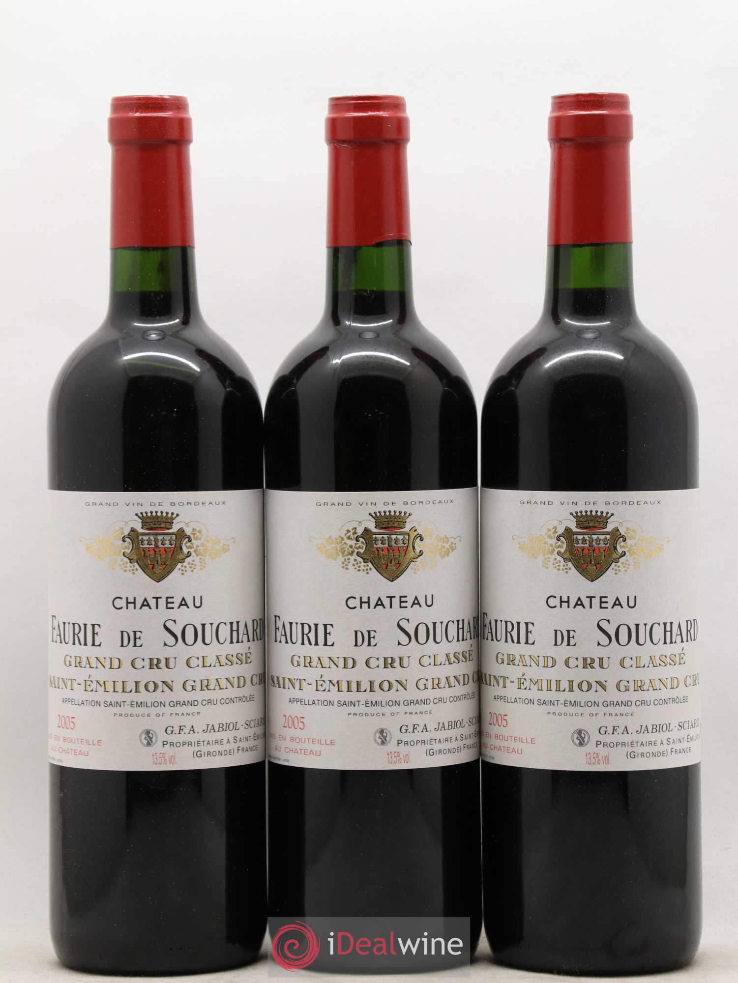 Château Faurie de Souchard Grand Cru Classé 2005 - Lot de 6 bouteilles - 2