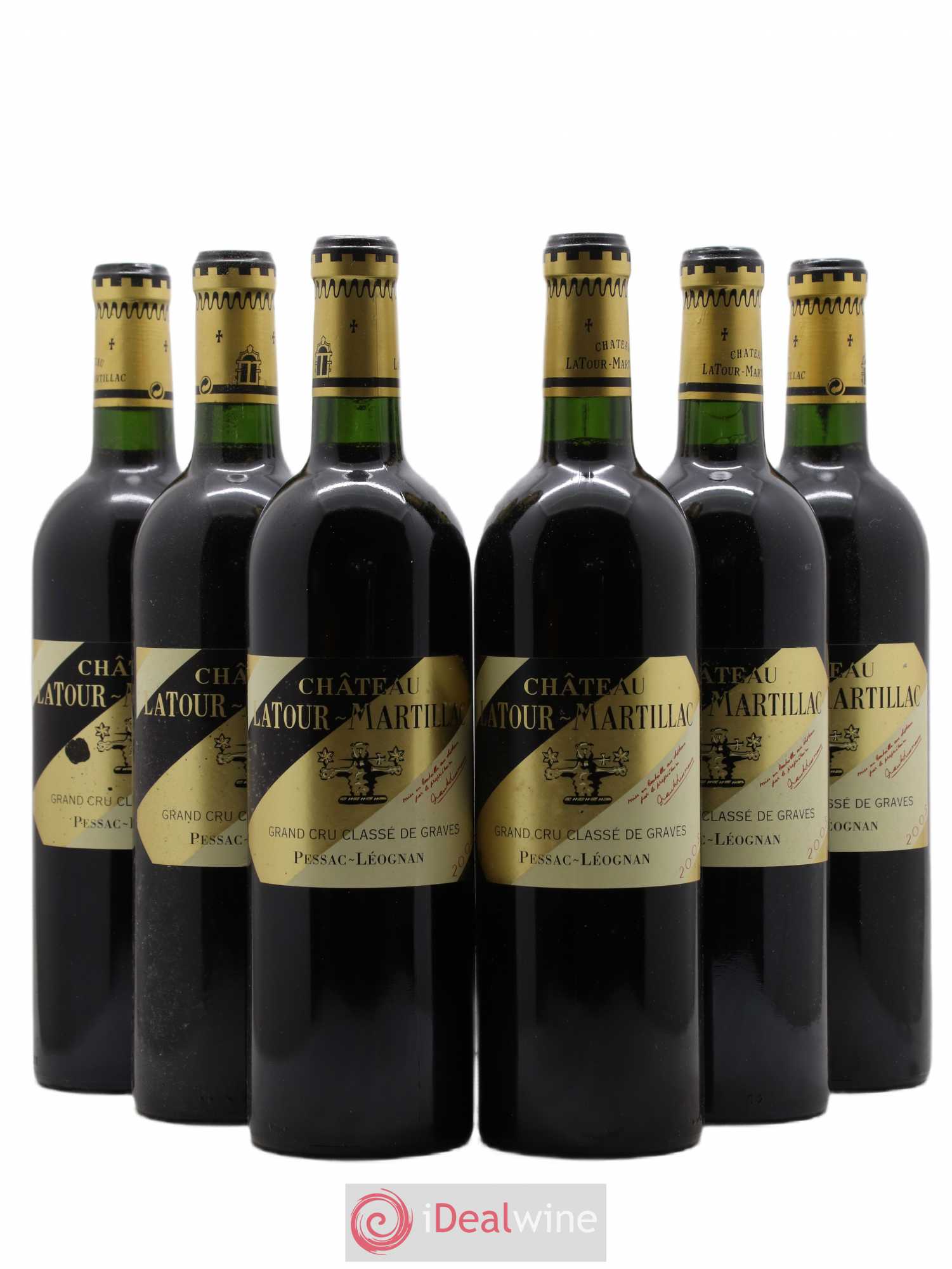Château Latour-Martillac Cru Classé de Graves 2005 - Lot de 6 bouteilles - 0