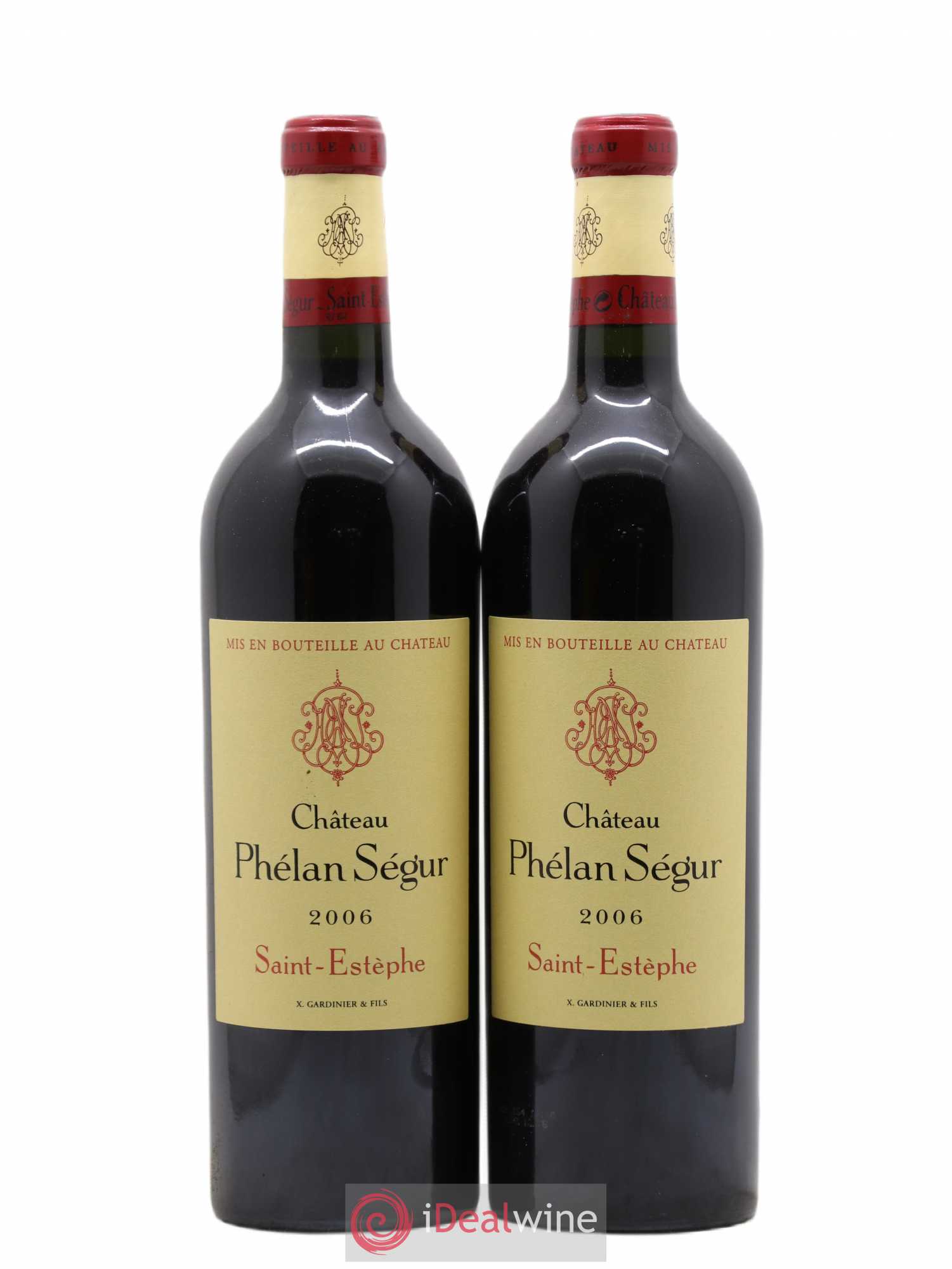 Château Phélan Ségur 2006 - Lot de 2 bouteilles - 0