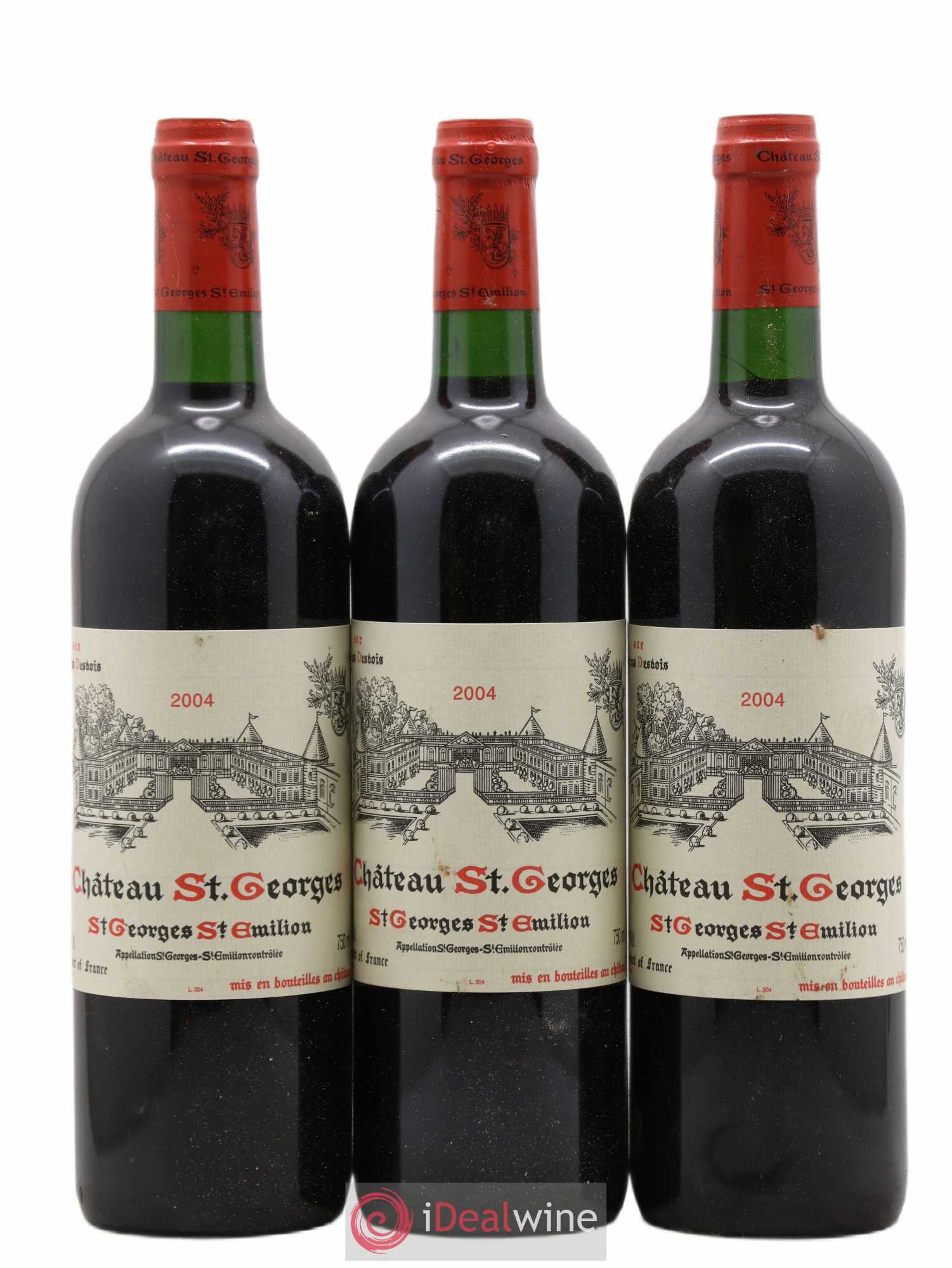 Château Saint-Georges 2004 - Lot de 3 bouteilles - 0