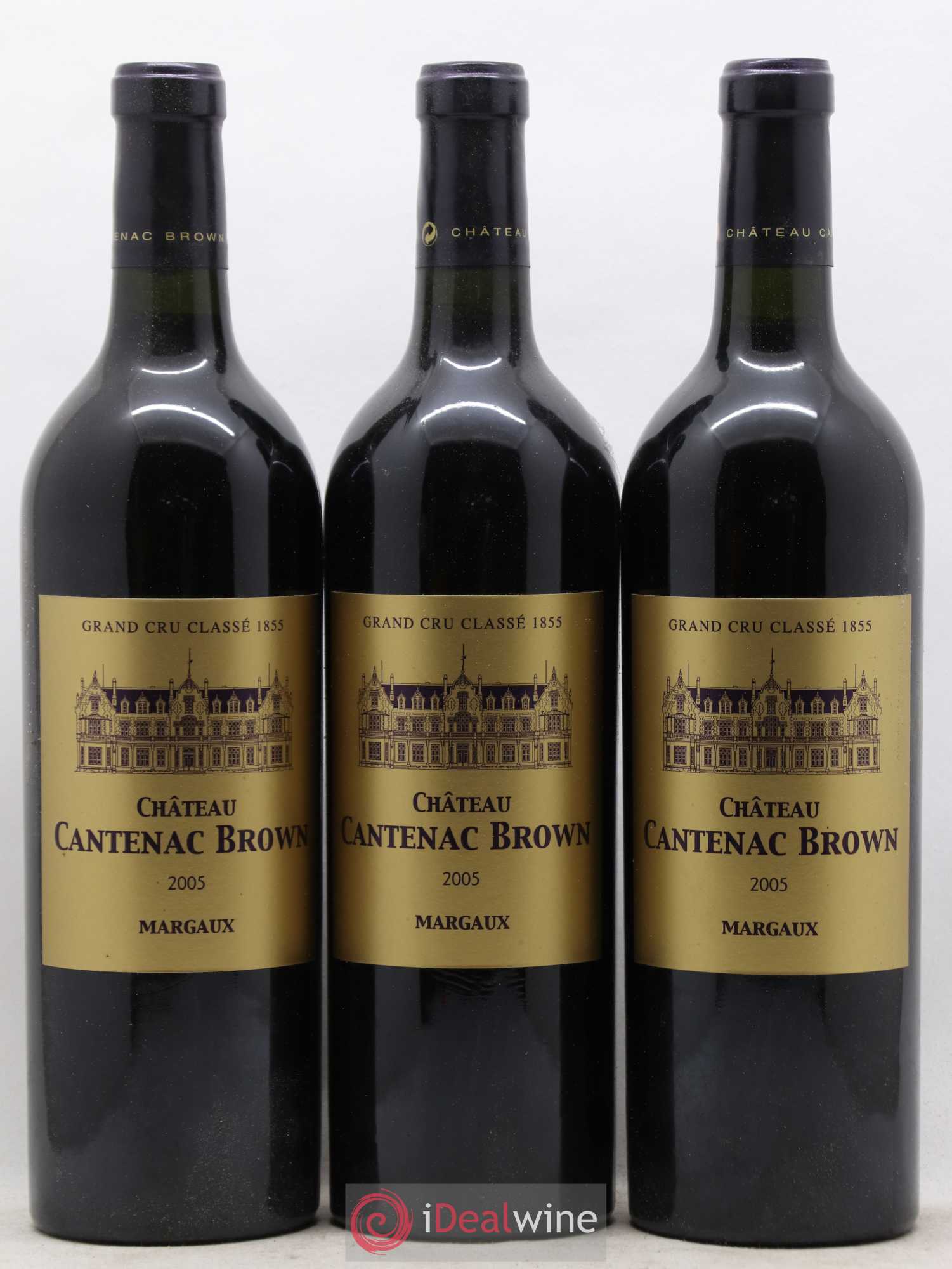 Château Cantenac Brown 3ème Grand Cru Classé 2005 - Lot de 12 bouteilles - 1
