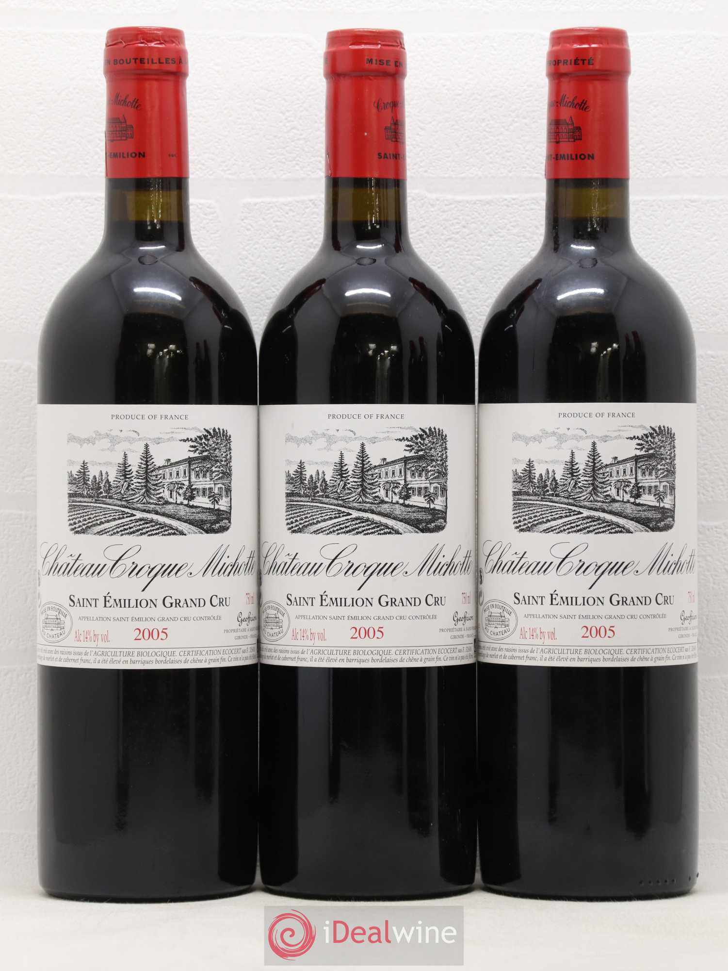 Château Croque Michotte 2005 - Lot de 6 bouteilles - 2