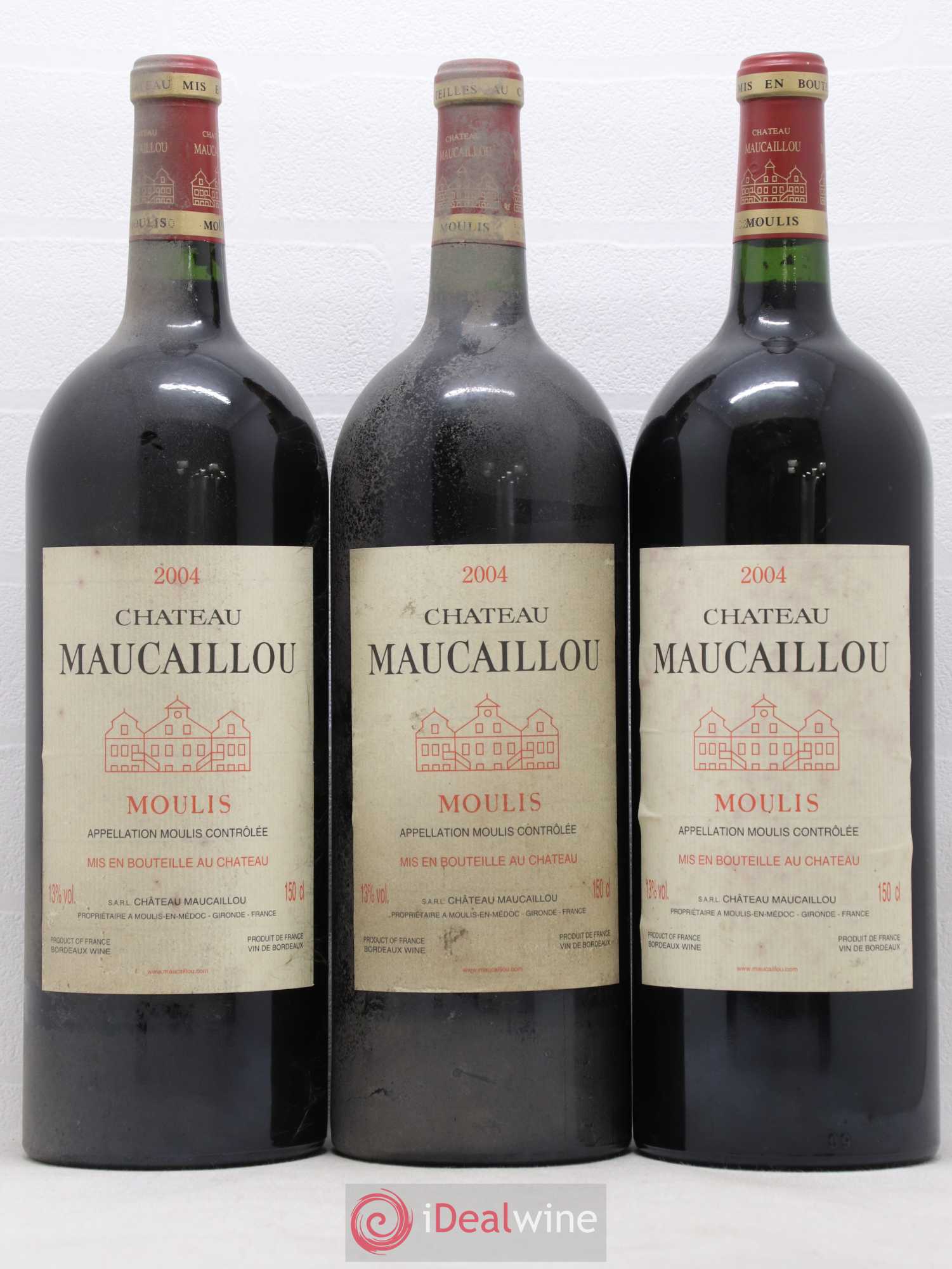 Château Maucaillou 2004 - Lot de 6 magnums - 2