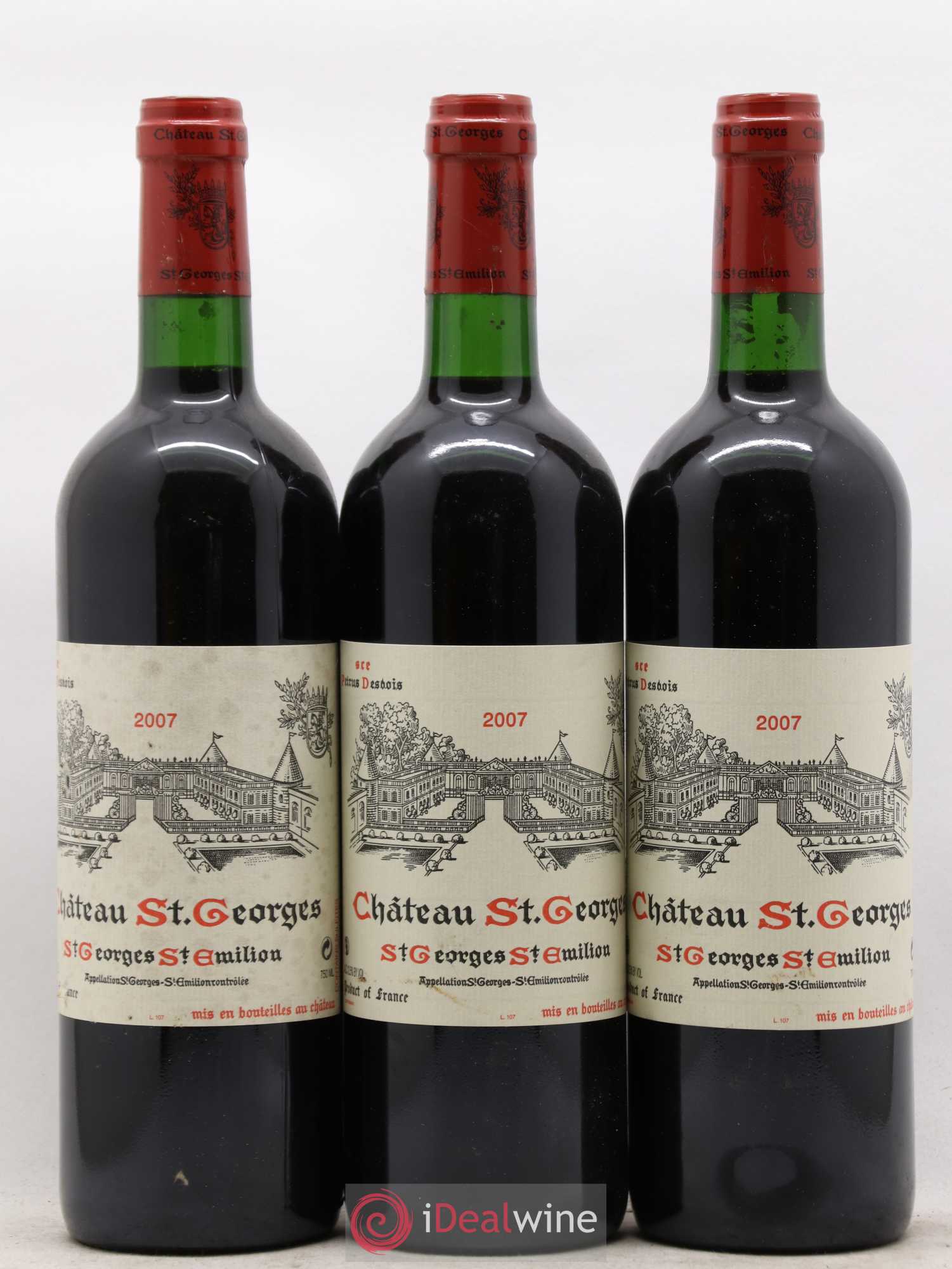 Château Saint-Georges 2007 - Lot de 12 bouteilles - 1