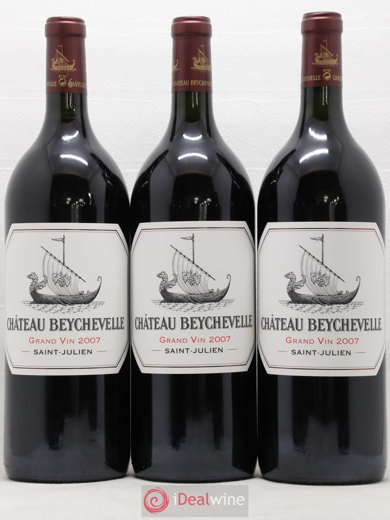 Château Beychevelle 4ème Grand Cru Classé 2007 - Lot de 6 magnums - 1