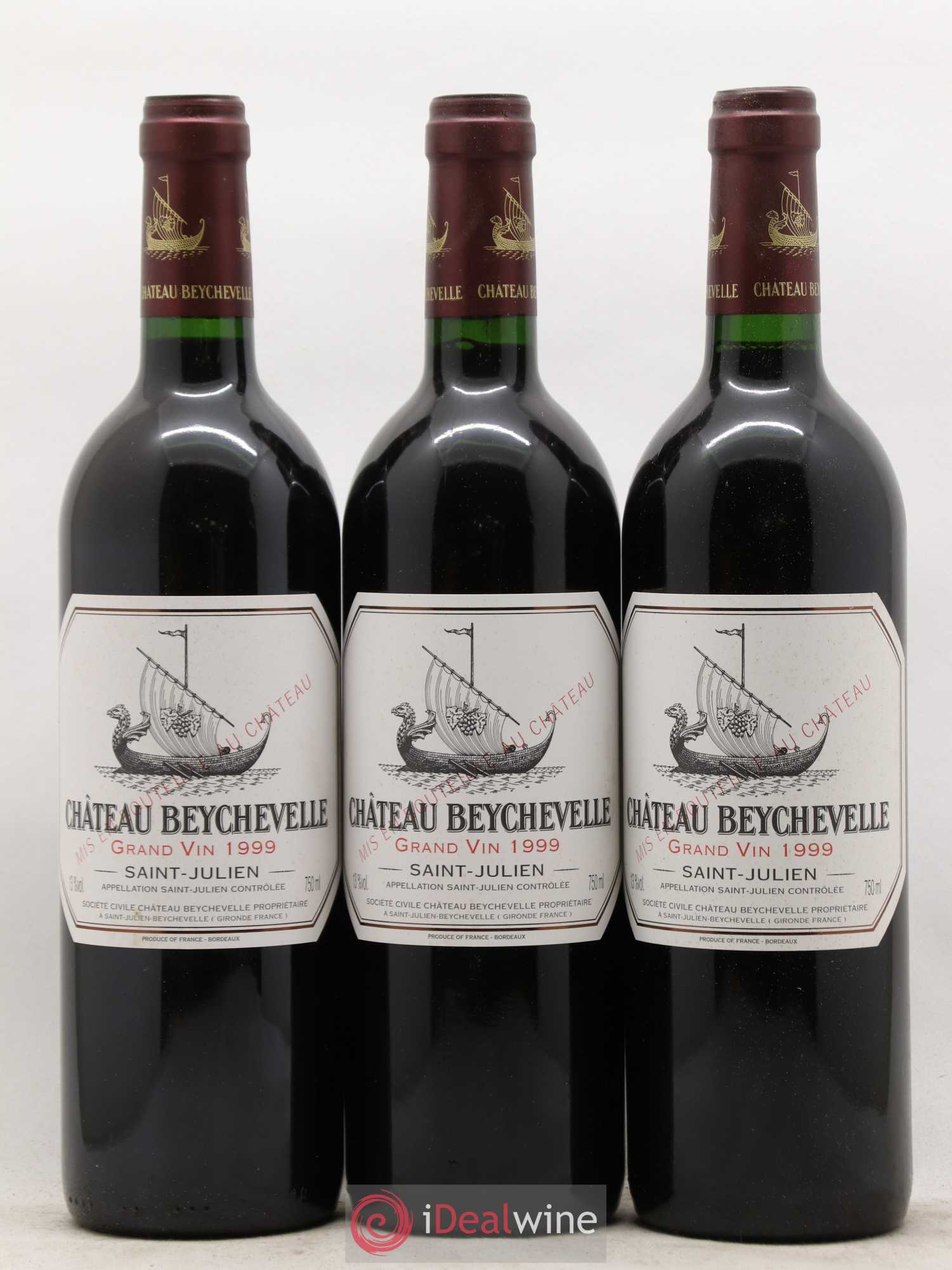 Château Beychevelle 4ème Grand Cru Classé 1999 - Lot de 12 bouteilles - 1
